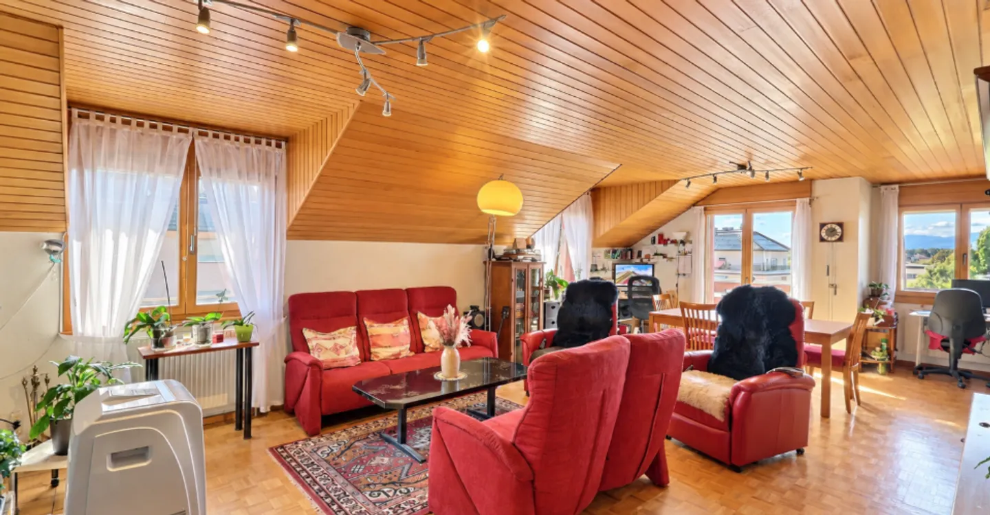Penthouse in occupied life annuity without rent in Yverdon-les-Bains - Photo 5 of 12