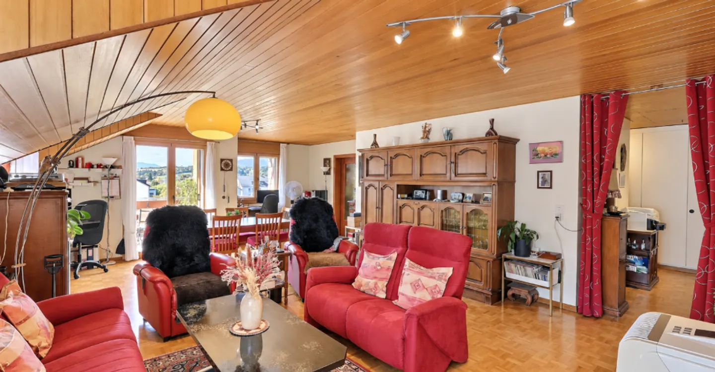 Penthouse in occupied life annuity without rent in Yverdon-les-Bains - Photo 6 of 12