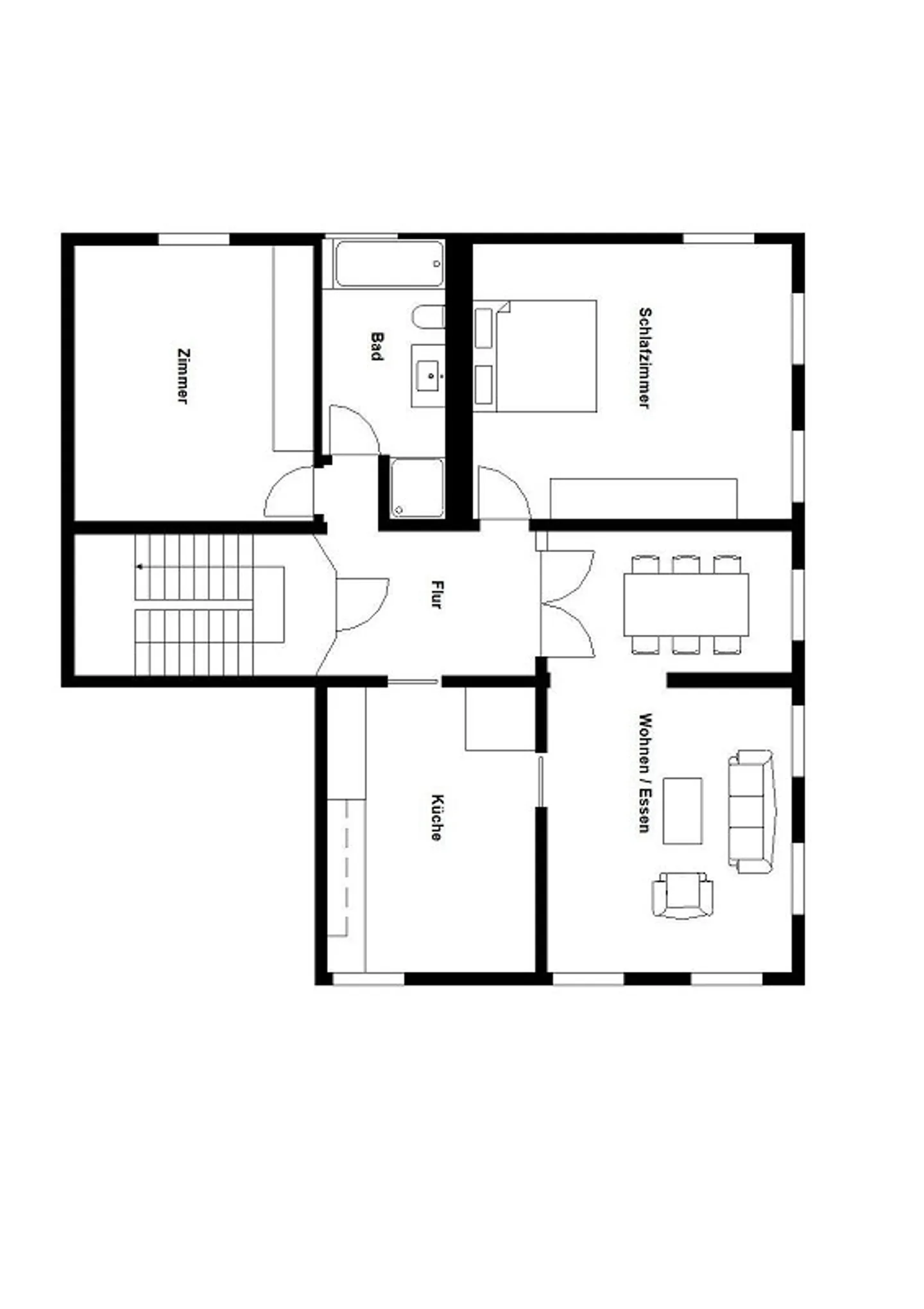 Appartamento di 3,5 locali recentemente ristrutturato in una casa trifamiliare - Foto 13 di 13