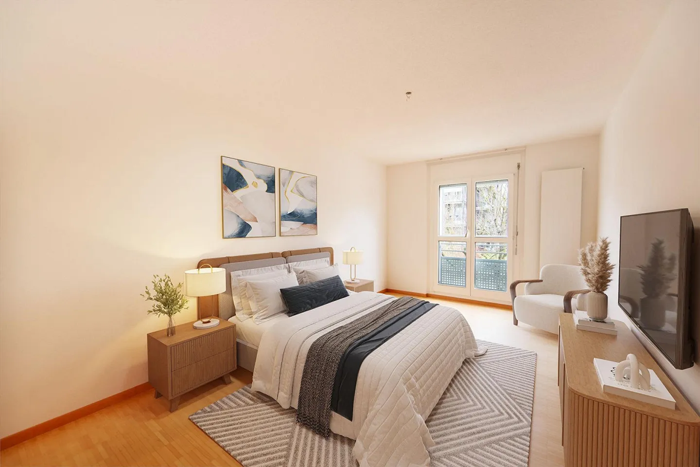 Living with Comfort: own washing machine, large balcony & plenty of space - Photo 9 of 13