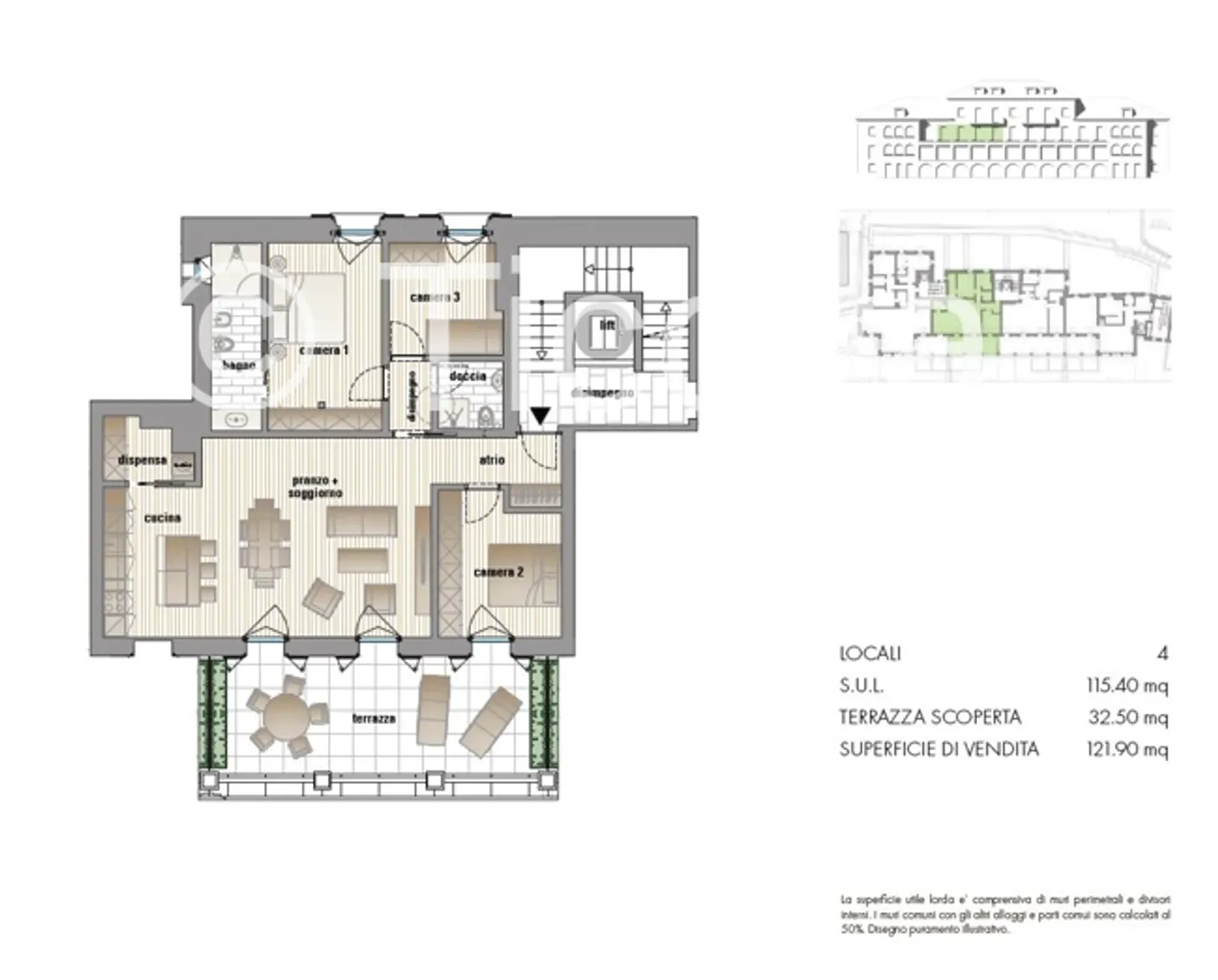 Appartamento in vendita - Foto 5 di 5