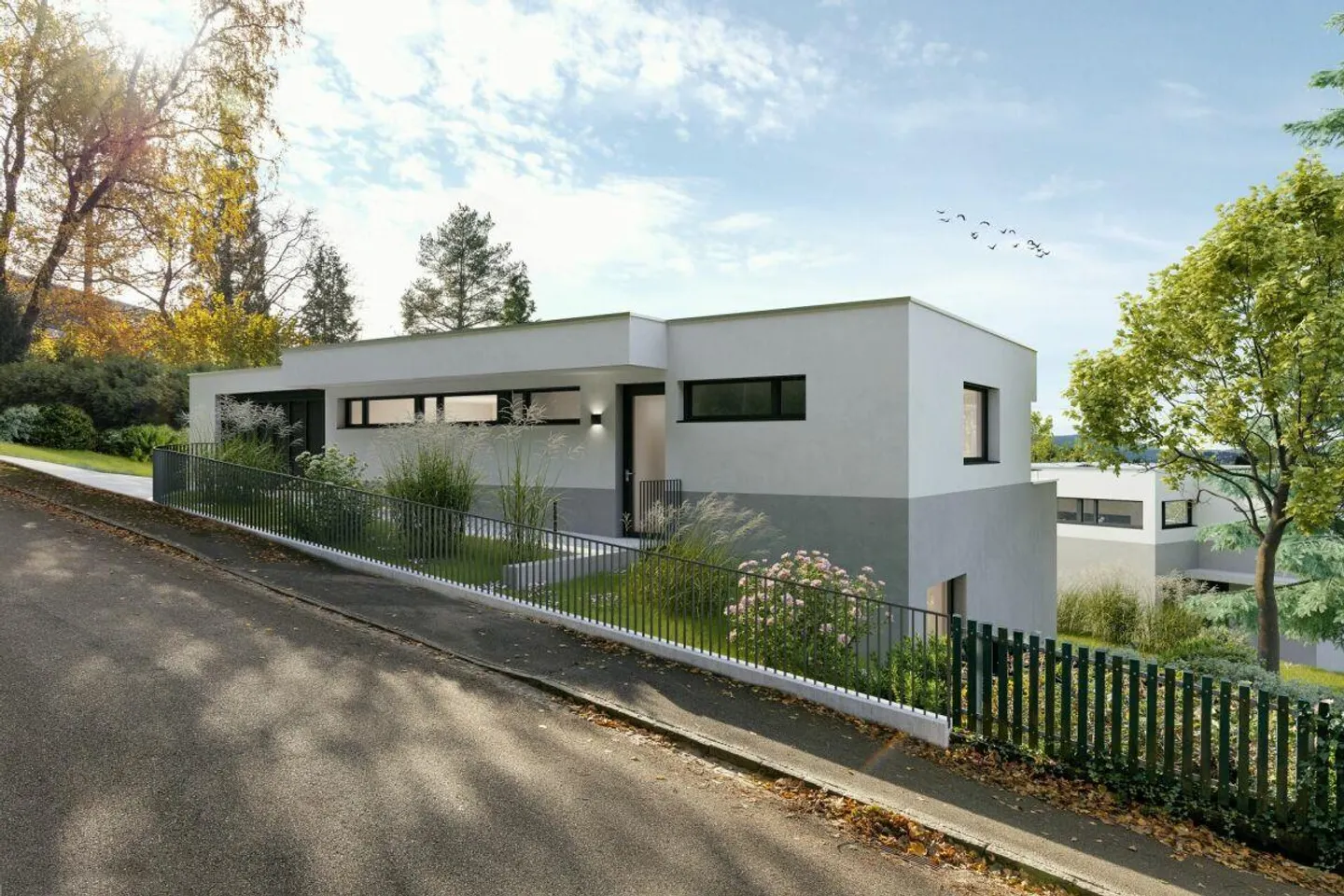 Nuova costruzione di una casa unifamiliare indipendente di 6,5 stanze in una zona residenziale ambita - Foto 1 di 10