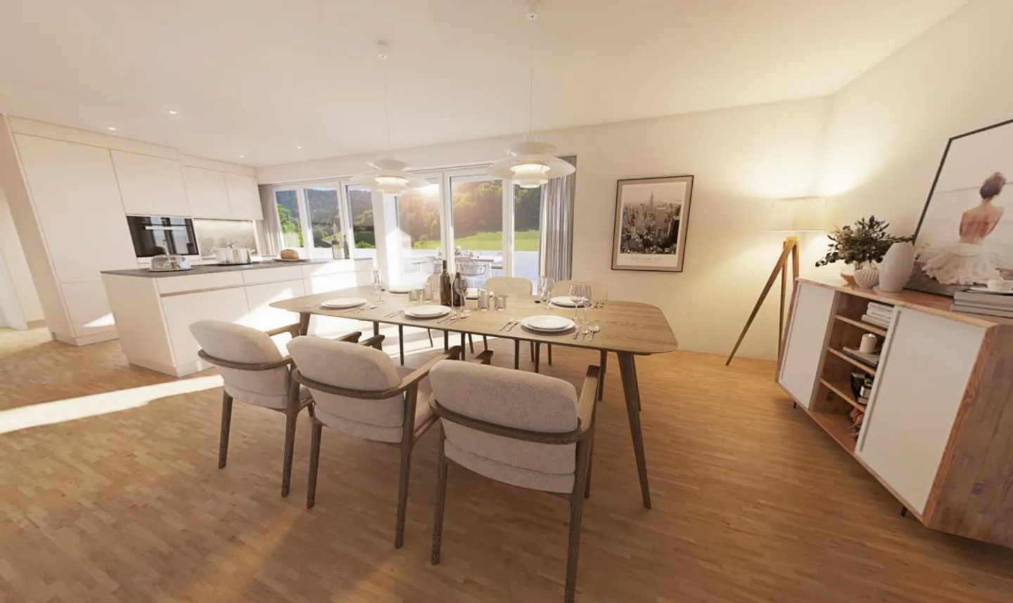 New Building - Exclusive 4.5 Room Garden Apartment Above Lake Walensee - Photo 4 of 8