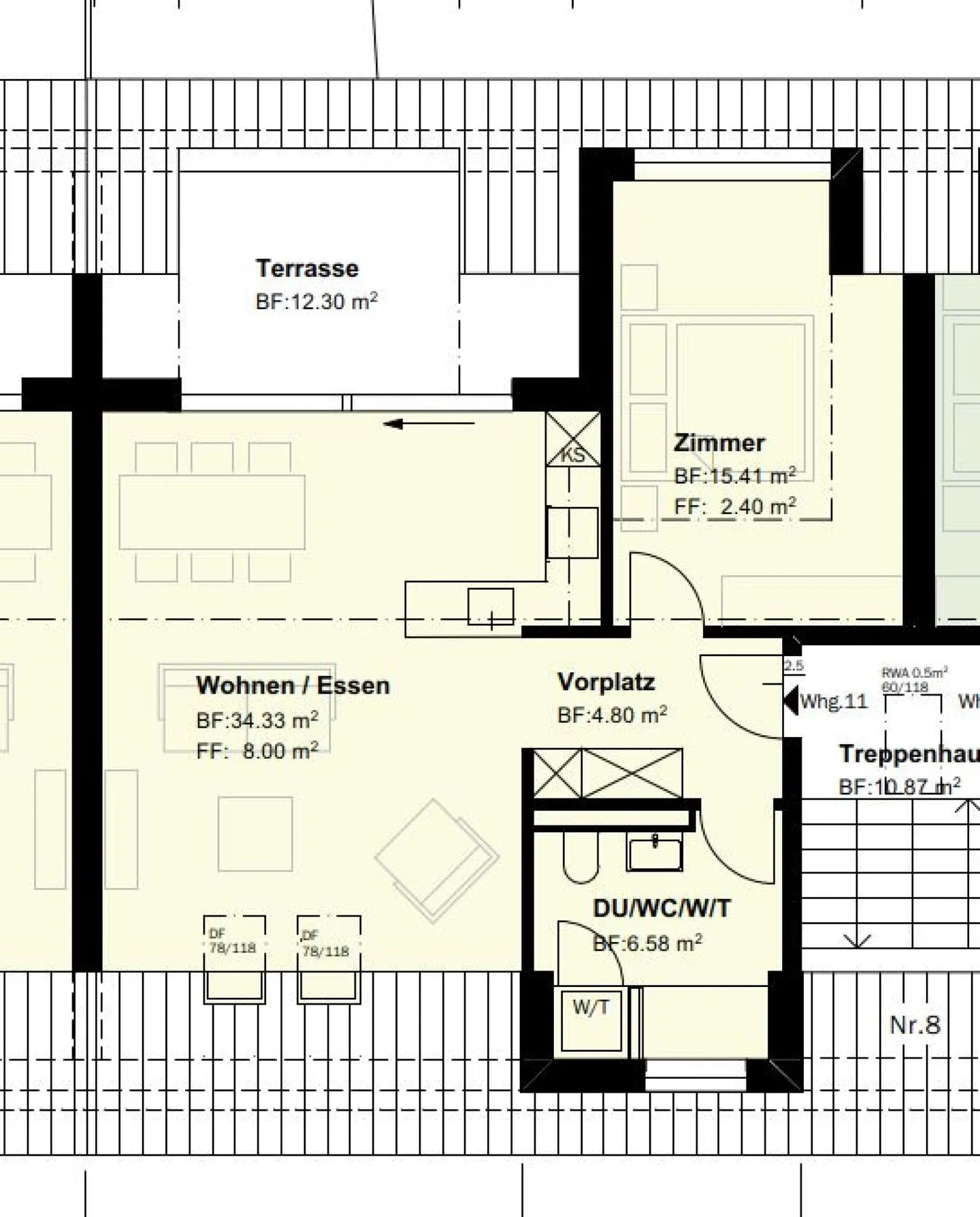 Stilvolle Attika-Wohnung in Thalwil - Foto 10 von 11