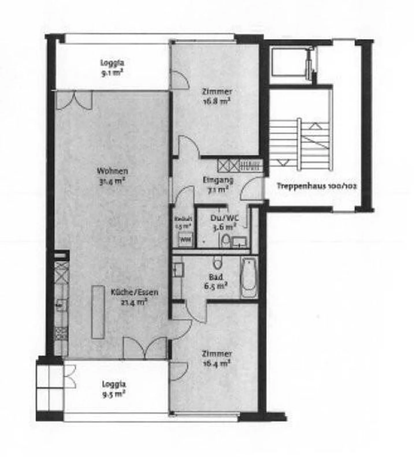 Elegant Apartment with Loggia - Photo 9 of 10