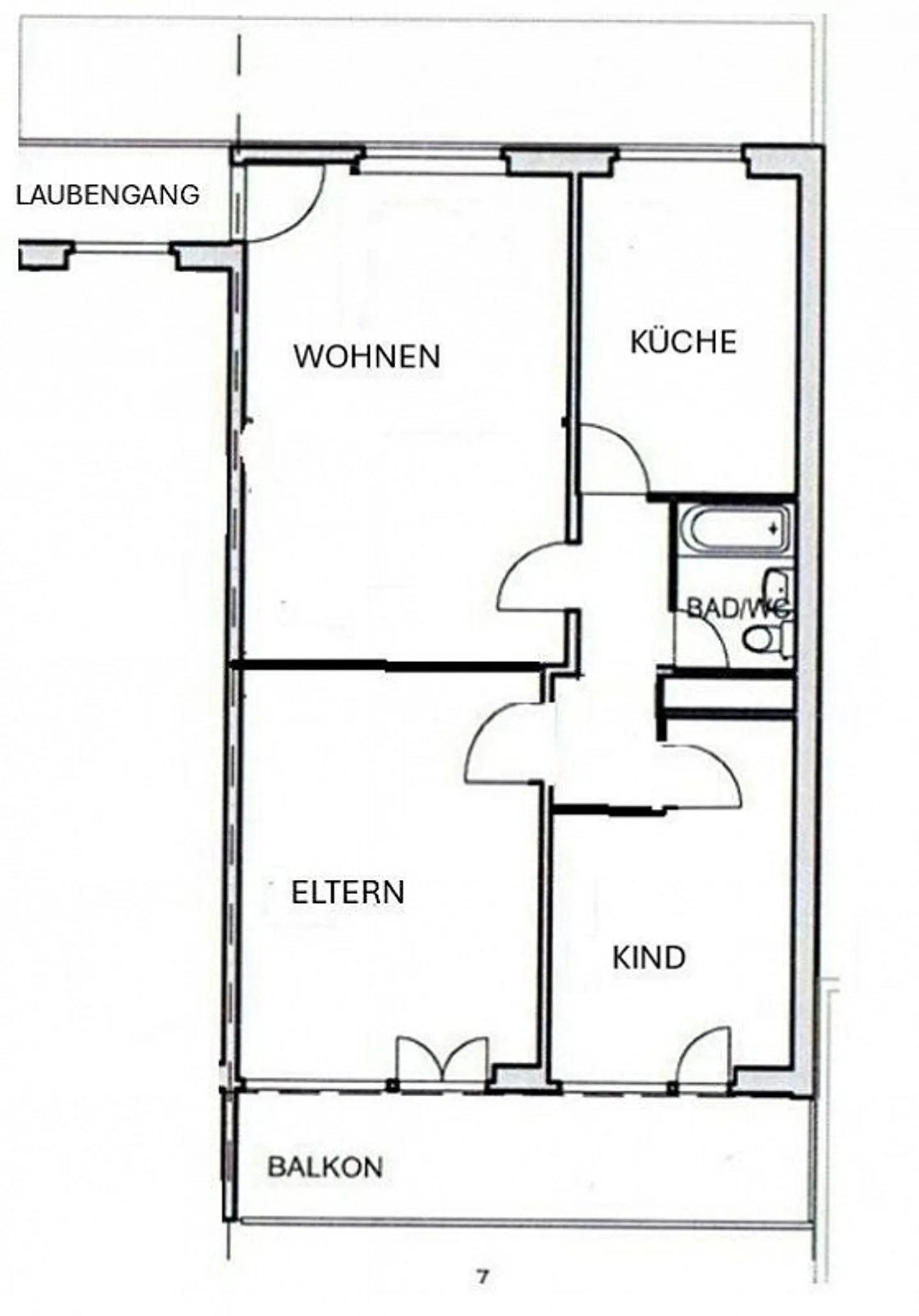 Komfortable 3-Zimmer-Wohnung - Foto 6 von 6
