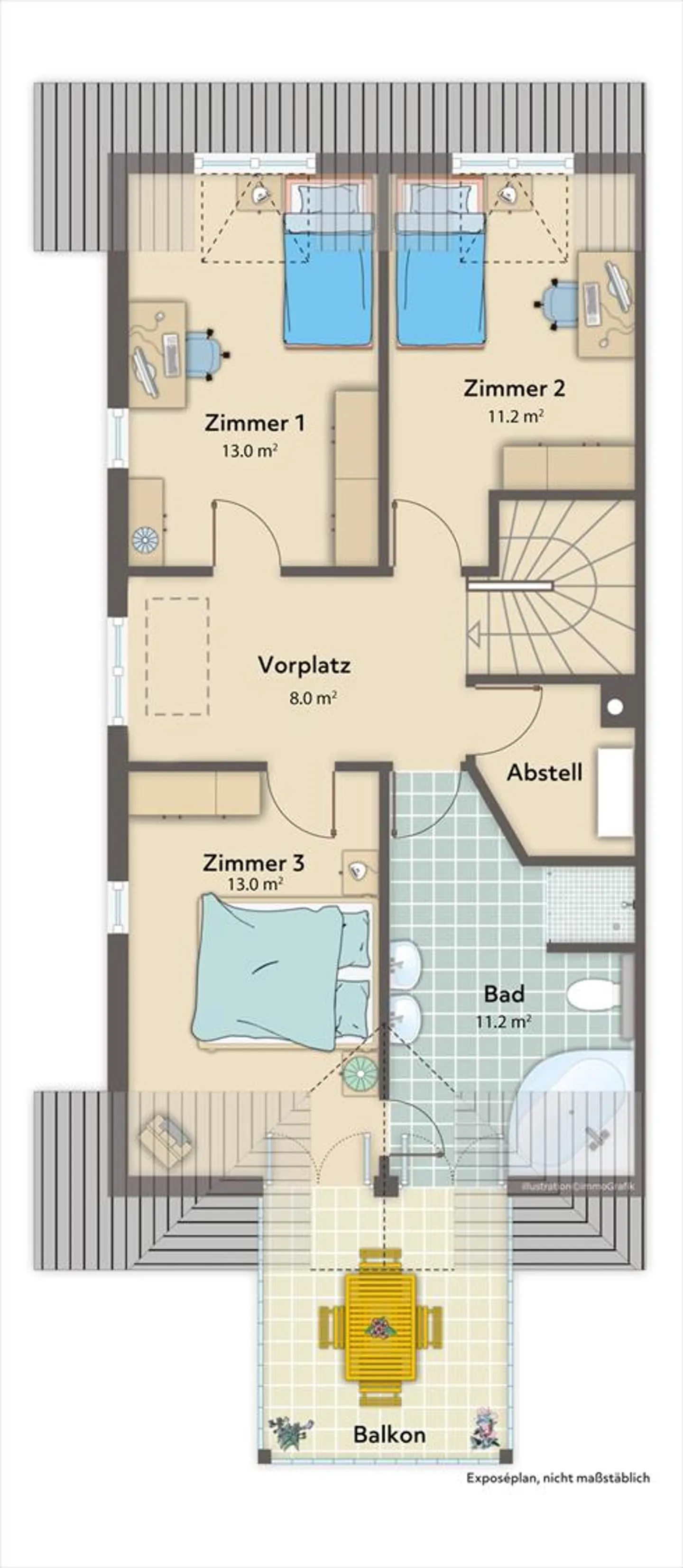 Haus 4,5 Zimmer - Foto 8 von 8