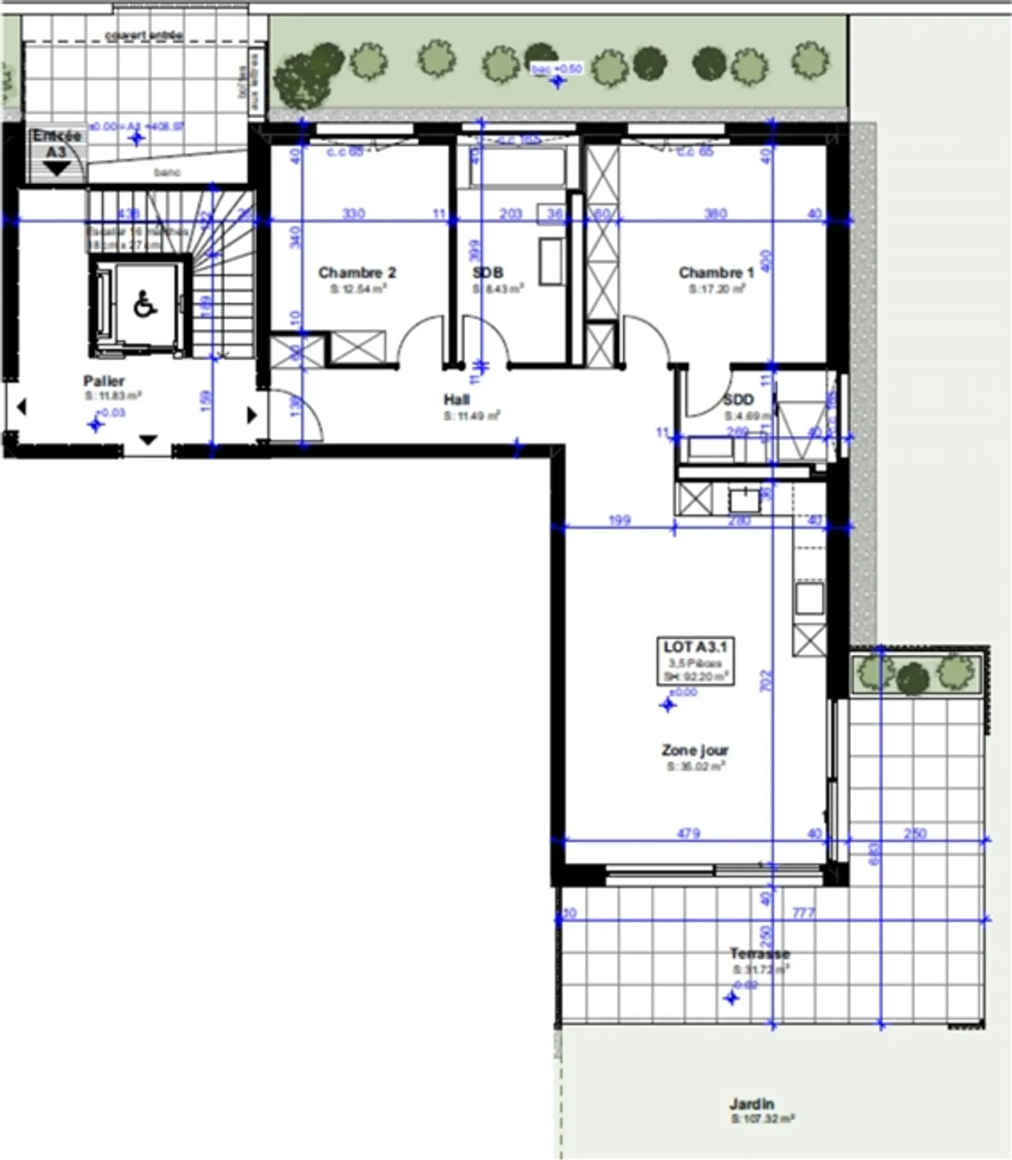 Elegant new apartment 3.5 room apartment with large terrace and private garden - Photo 2 of 4