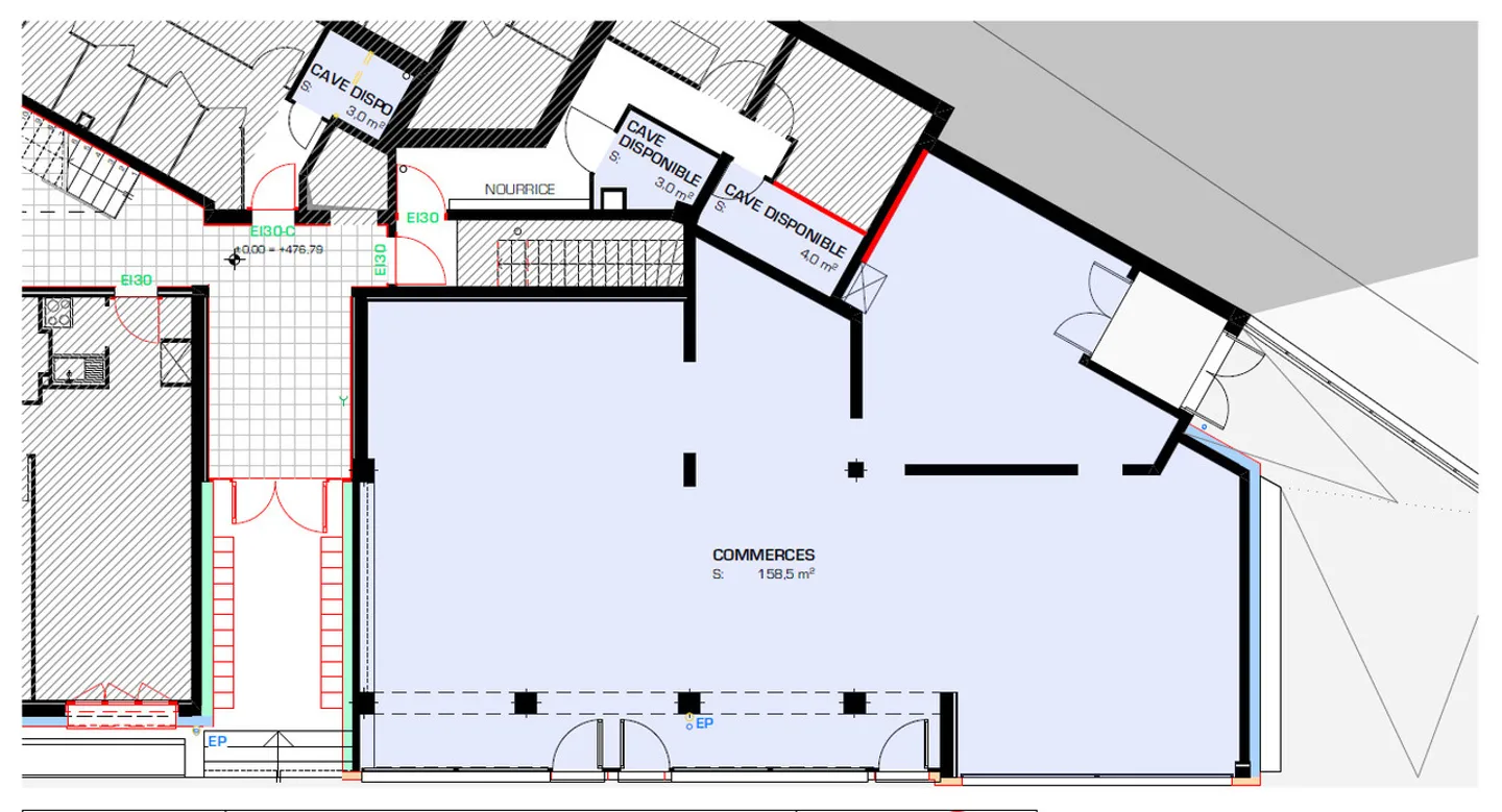 Artisanal space / showroom of 158.5 m² for rent - Lausanne - Photo 3 of 3