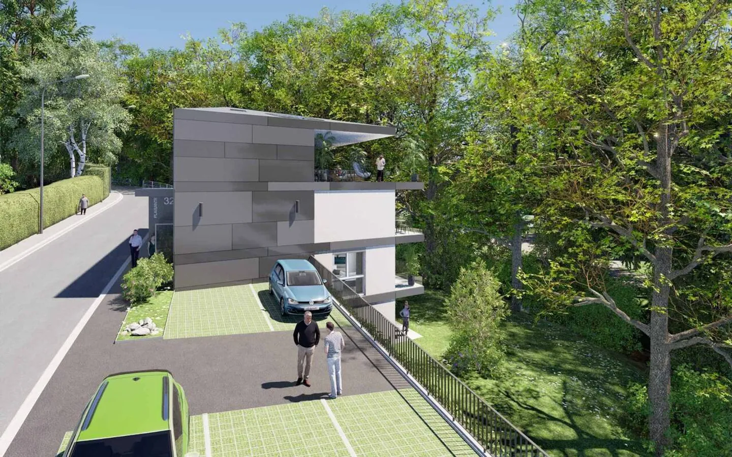Elegant 4.5 room NEW south-facing apartment with balcony - Photo 3 of 4
