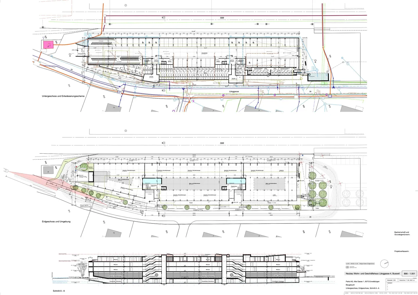 Terrain à bâtir dans un emplacement privilégié à Busswil BE, 5'083 m² approuvé pour 85 appartements - Photo 5 sur 7