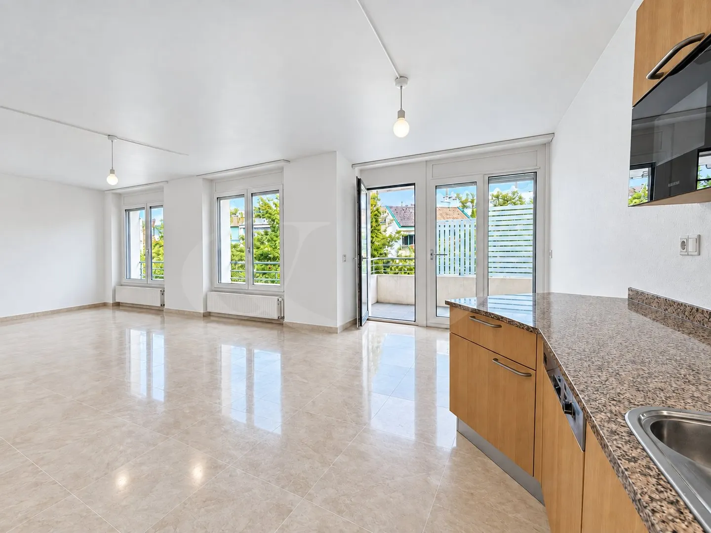 Versoix ? 3 Zimmer mit Balkon und Garage, Wohnanlage mit privatem Park am Ufer des Sees - Foto 3 von 5