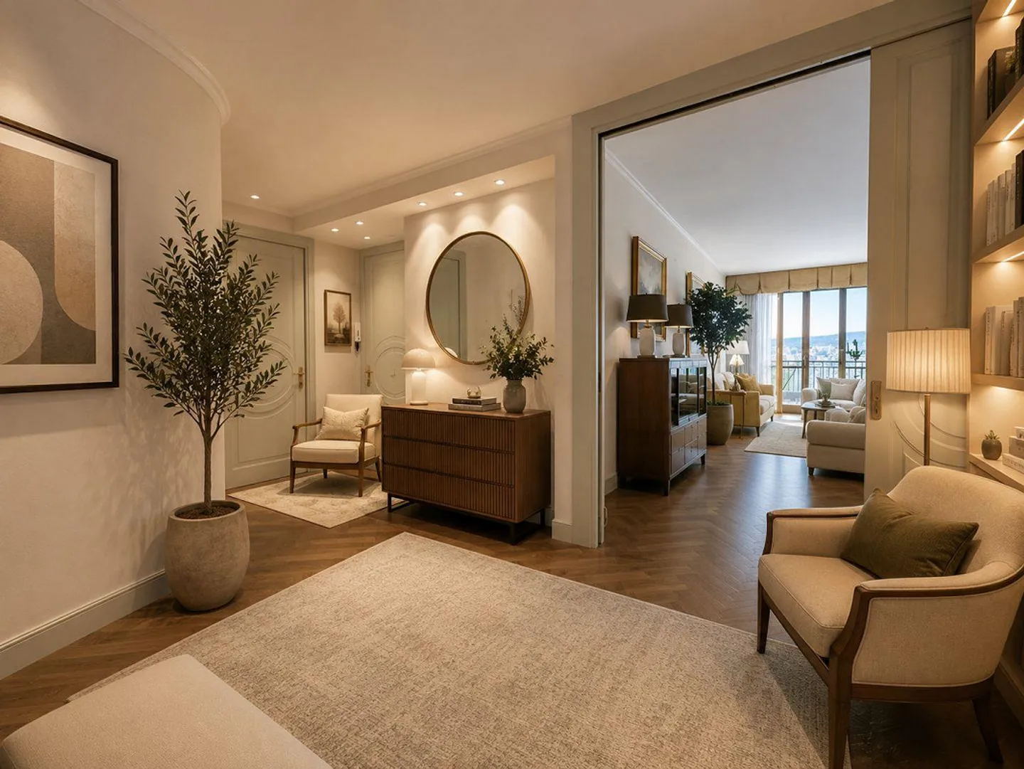 Panoramische Maisonette-Wohnung mit unabhängiger Gästesuiten... - Foto 2 von 11