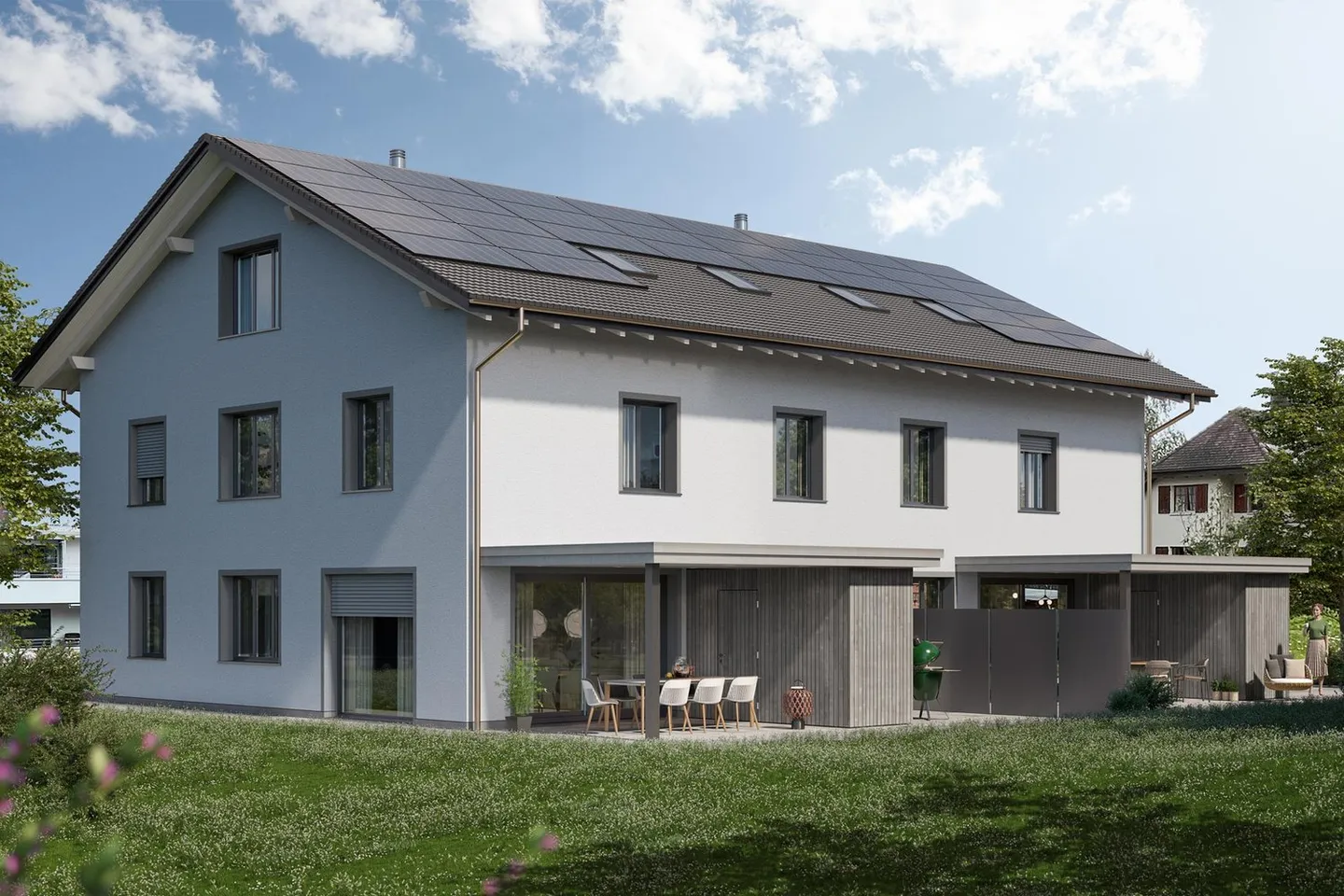 Casa bifamiliare elegante 1 Ovest - Foto 1 di 3