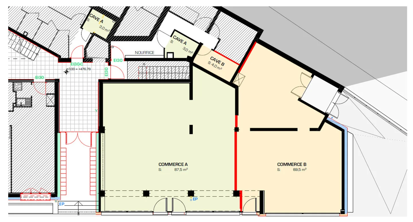 Spazio di 87,5 m² per artigianato/sala espositiva in affitto - Losanna - Foto 3 di 3