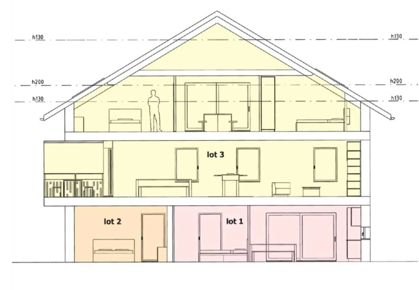 Duplex Contemporaneo con Balconi - Foto 8 di 13