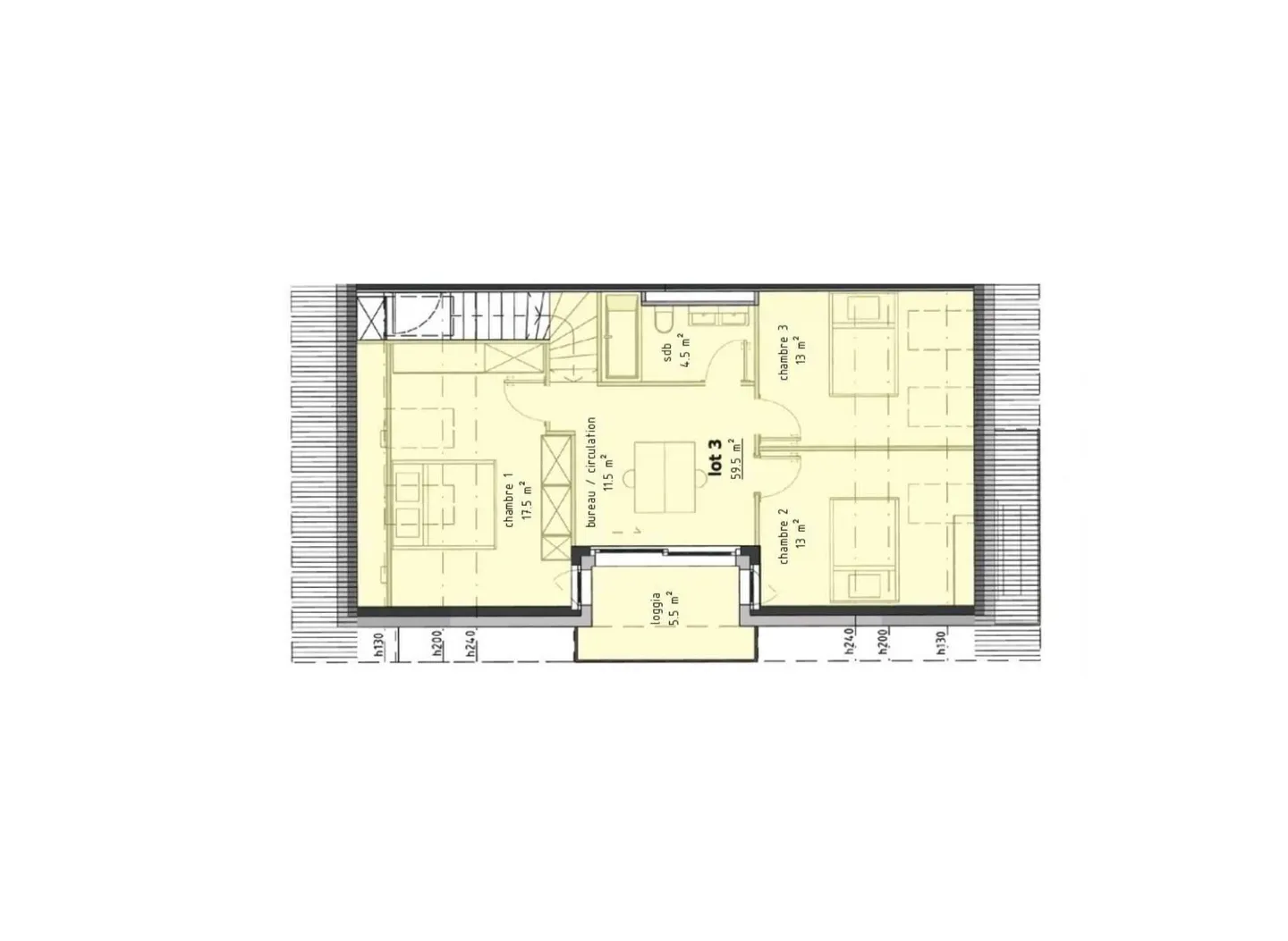 Duplex Contemporaneo con Balconi - Foto 10 di 13