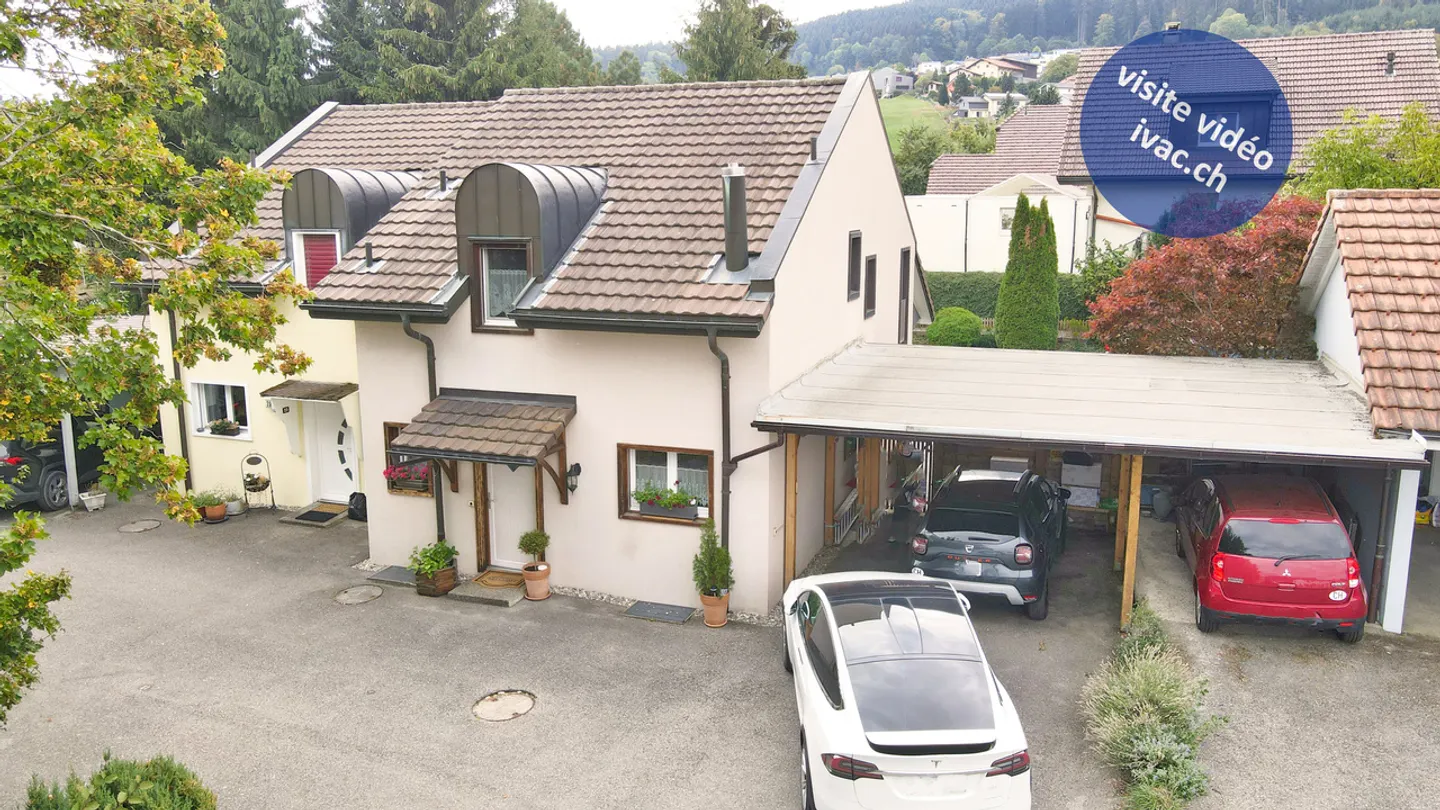 Familienvilla mit 4,5 Zimmern in Vuisternens-en-Ogoz / FR - Foto 1 von 23