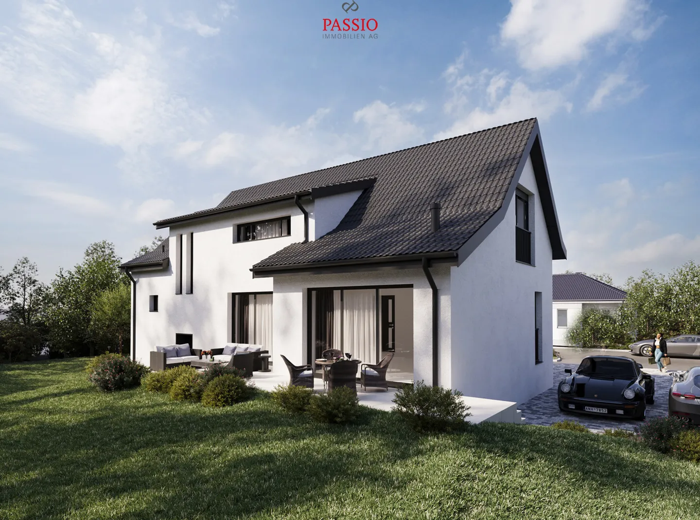 Elegante casa unifamiliare di nuova costruzione con vista lago - Foto 2 di 15