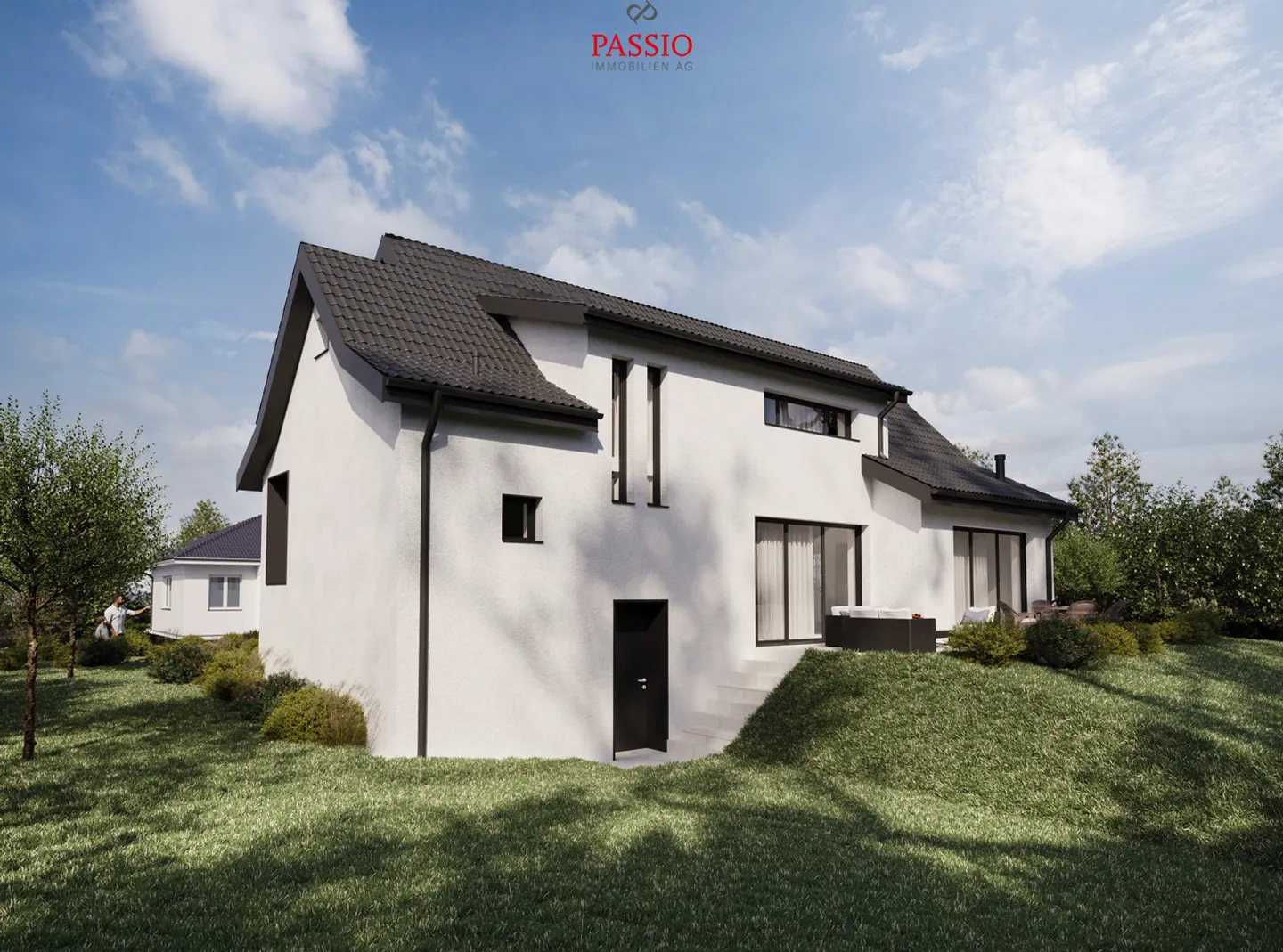 Elegante casa unifamiliare di nuova costruzione con vista lago - Foto 13 di 15