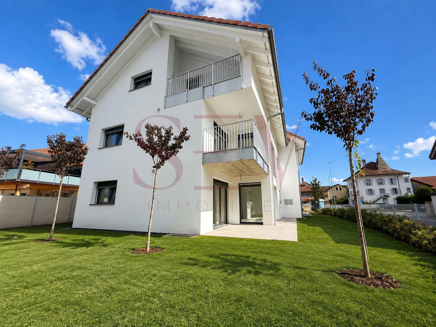 PORTES OUVERTES, Superbe 3.5 pièces neuf avec terrasse &amp; jardin, lot 1 - Foto 1 di 6