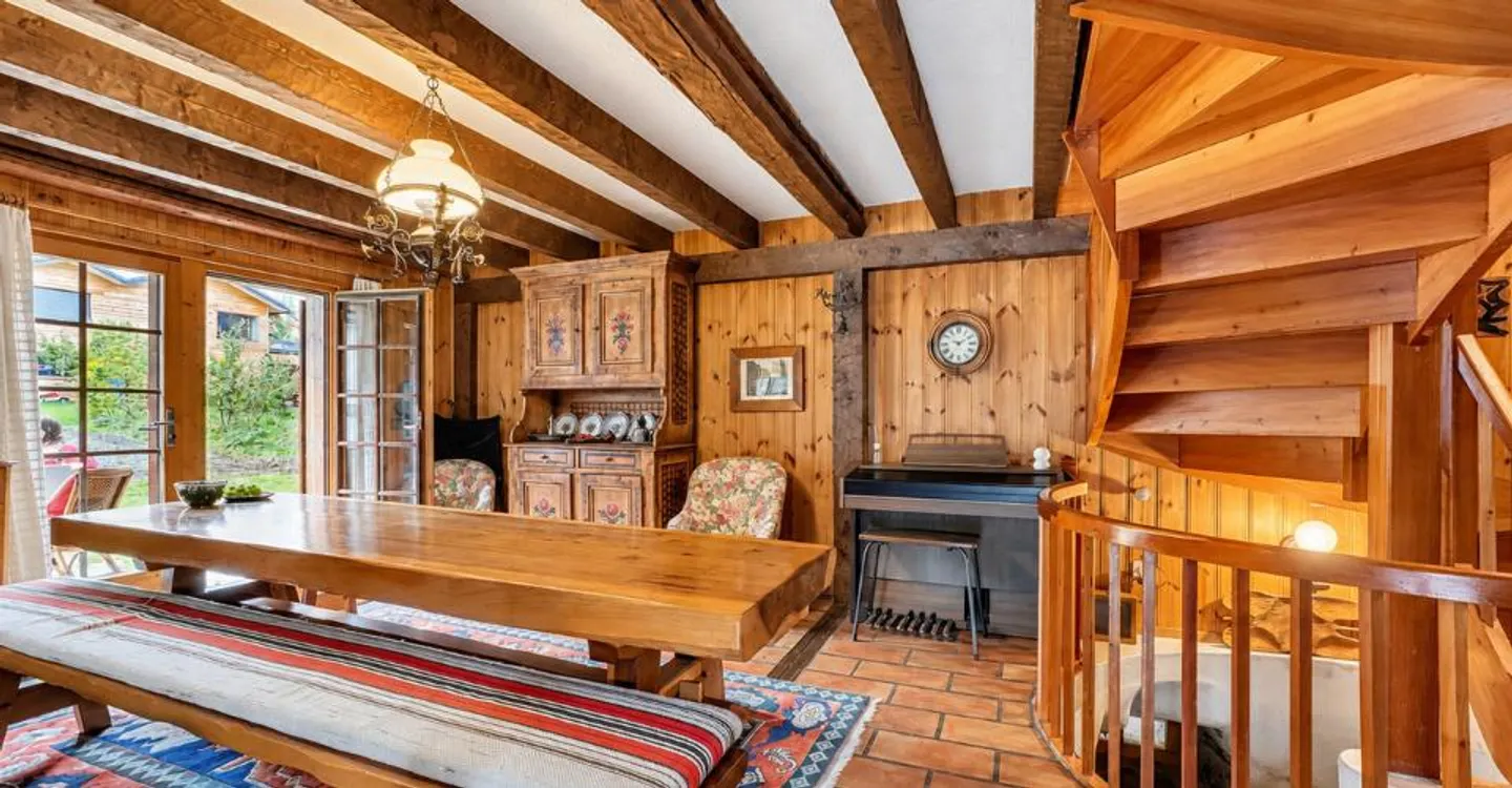 Chalet individuel 3 chambres à Bruson avec garage et carnotzet - Foto 5 di 11