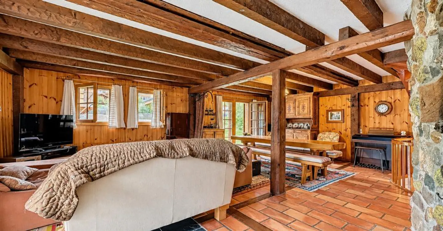 Chalet individuel 3 chambres à Bruson avec garage et carnotzet - Foto 4 di 11