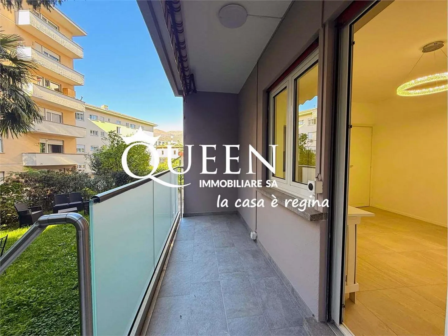 Massagno: 3,5-Zimmer-Wohnung, 80 qm, mit Garten von ca. 200 qm. - Foto 4 von 13