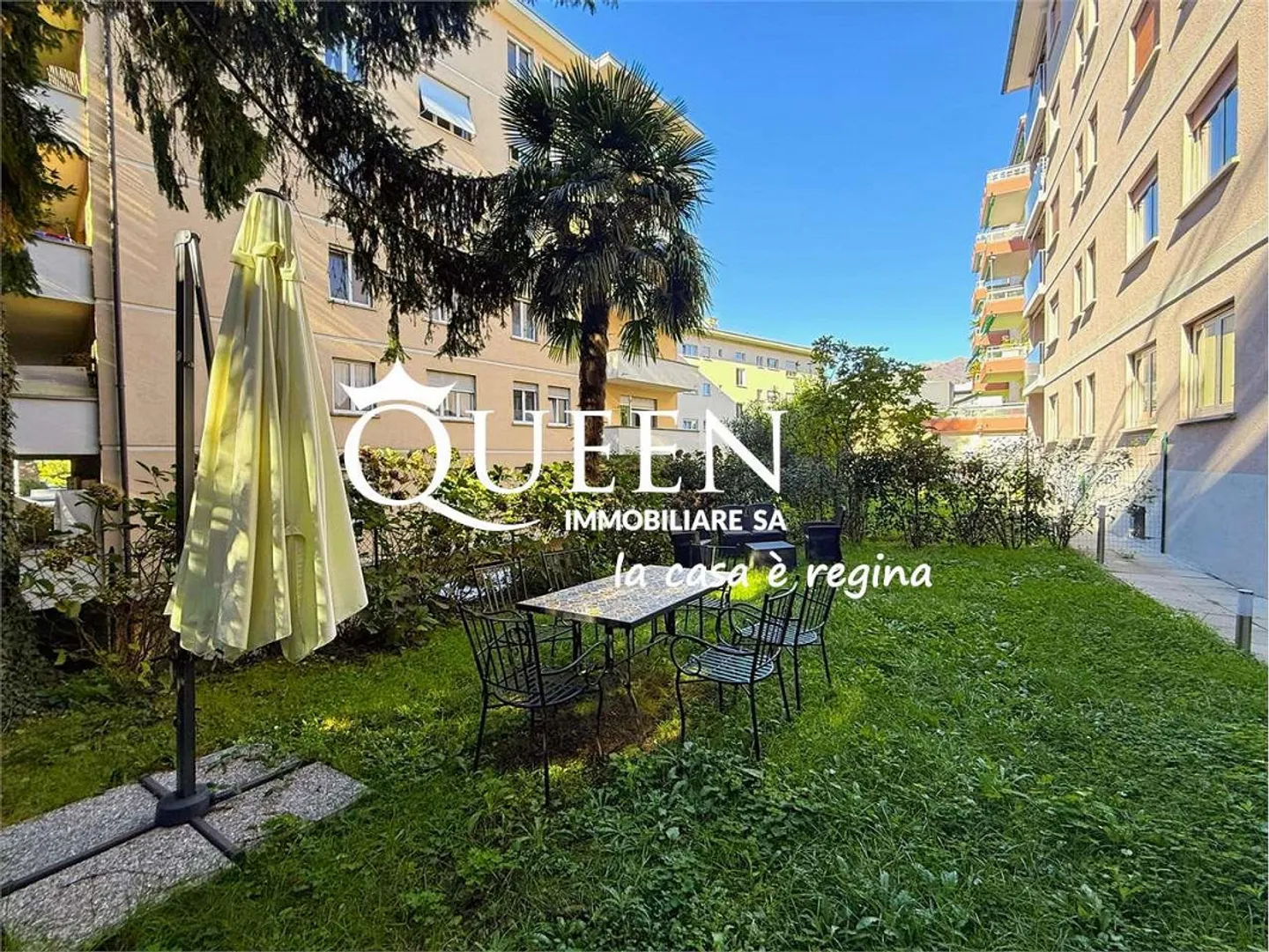 Massagno: 3,5-Zimmer-Wohnung, 80 qm, mit Garten von ca. 200 qm. - Foto 5 von 13