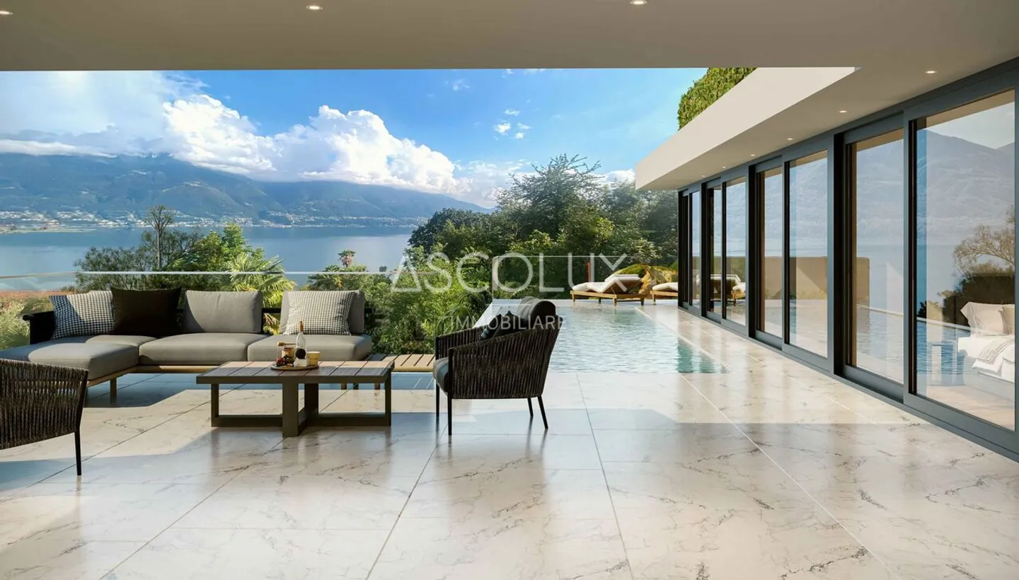 Villa elegante con vista lago - Foto 3 di 10
