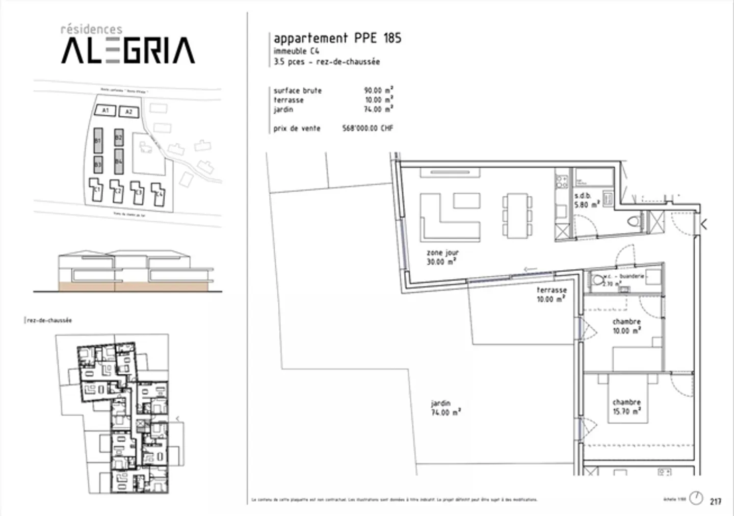 3.5-Room Apartment on Garden Level in Uvrier - Photo 13 of 13