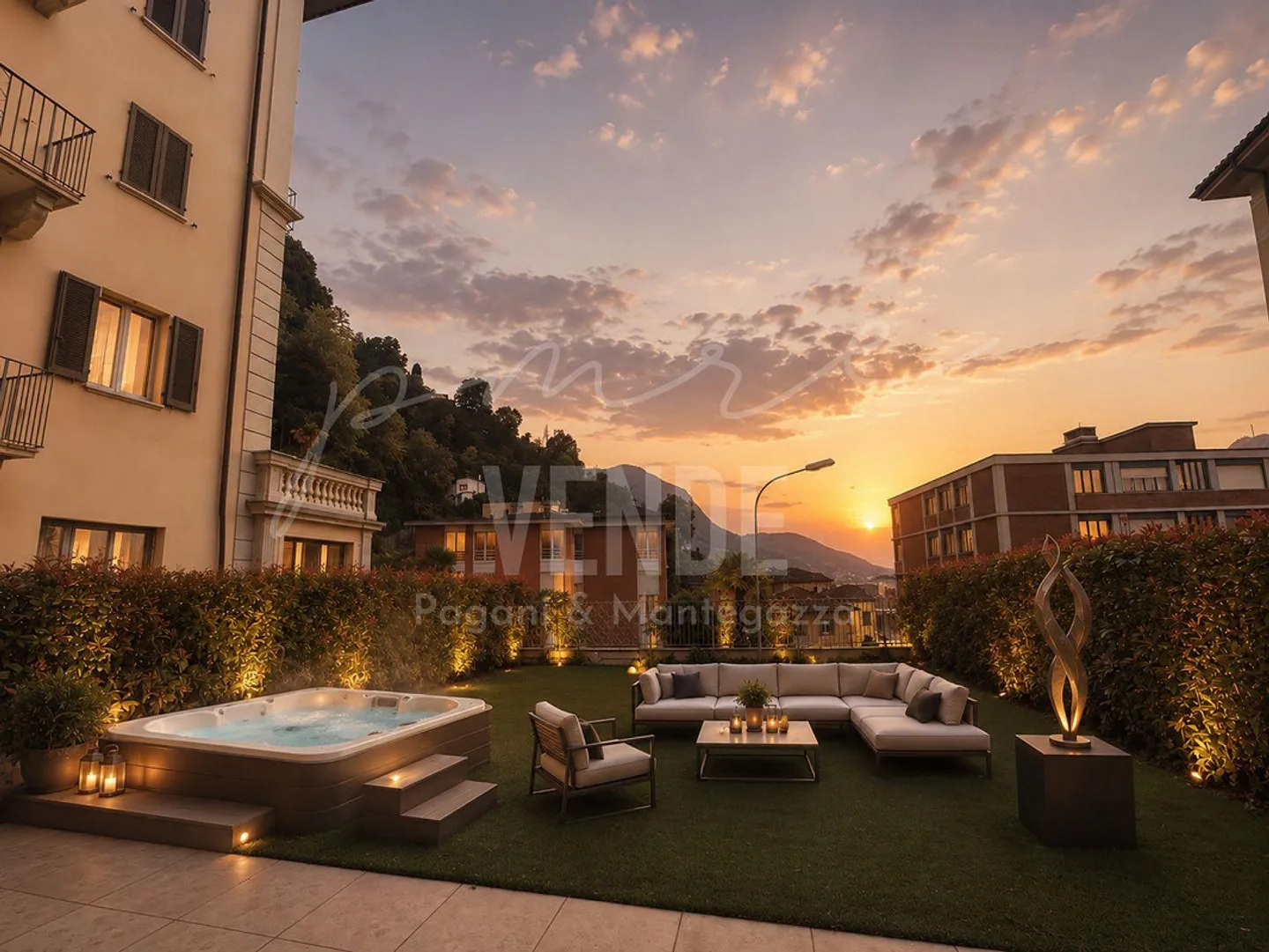 Ampio appartamento con giardino di 4,5 locali a Lugano (seconda casa) - Foto 6 di 11