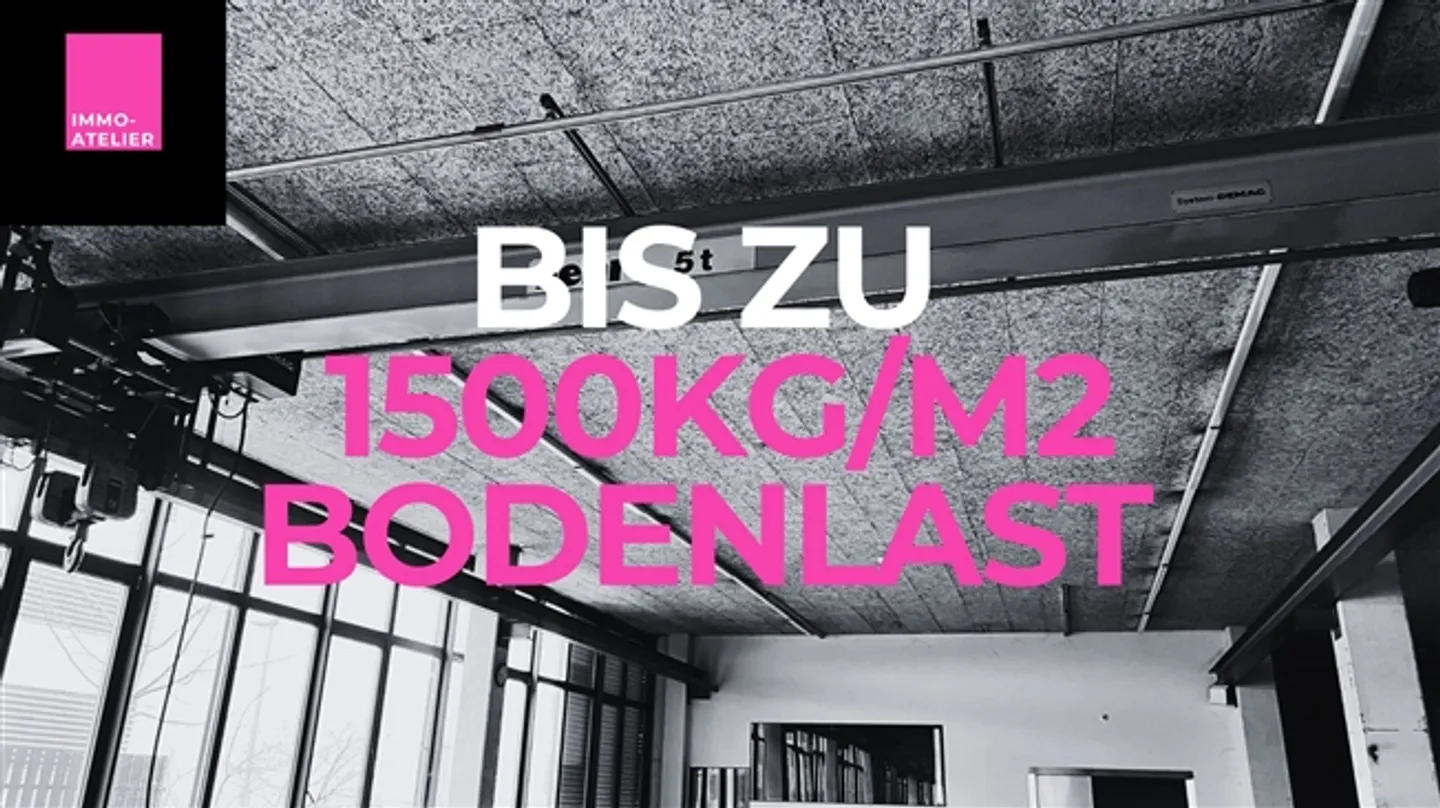 "Here we work hard, not snooze - Industrial space with power in Reinach combined" - Photo 2 of 13