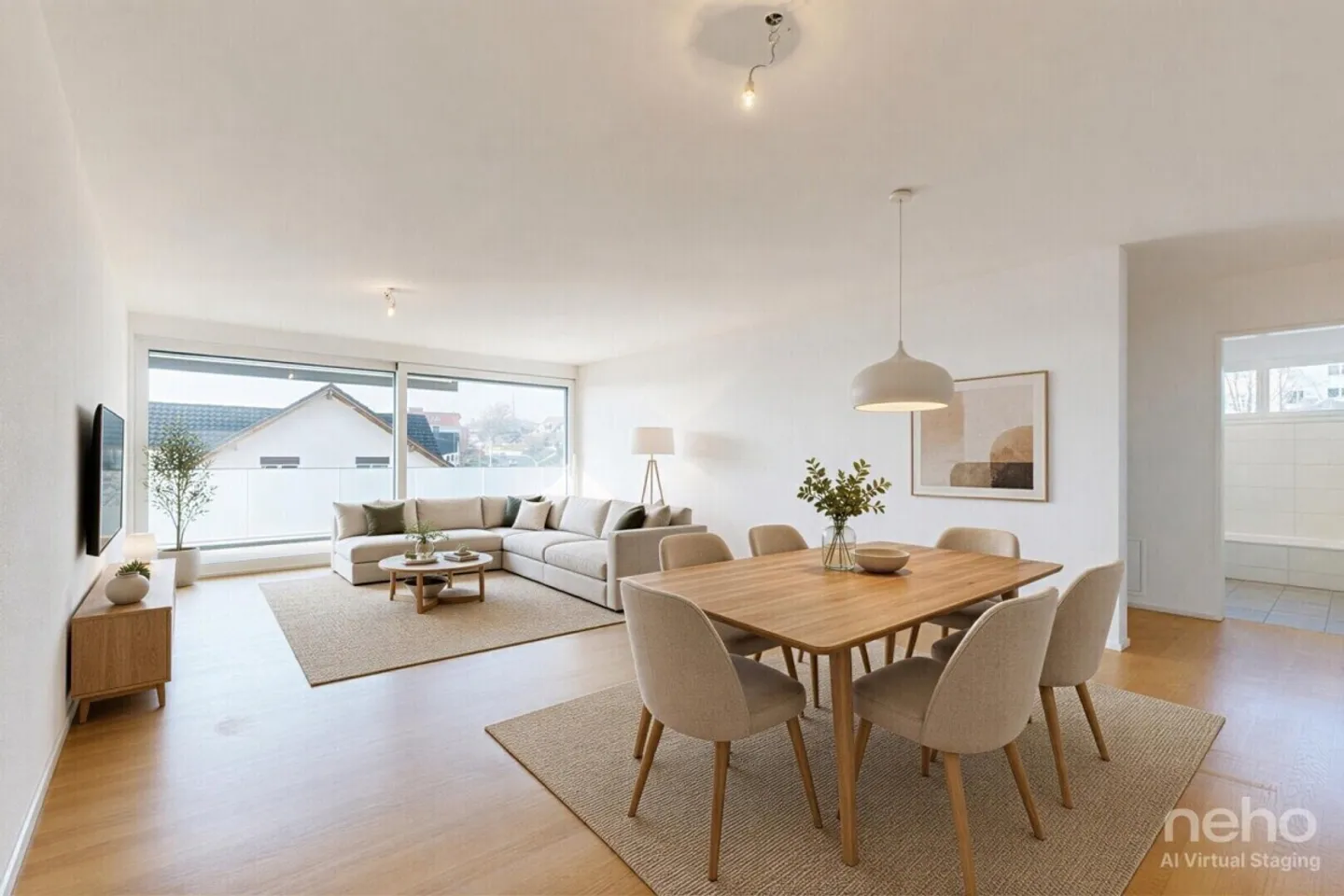 Appartement moderne 3.5 pièces avec grand balcon et option pour 2 places de parking - Photo 1 sur 12