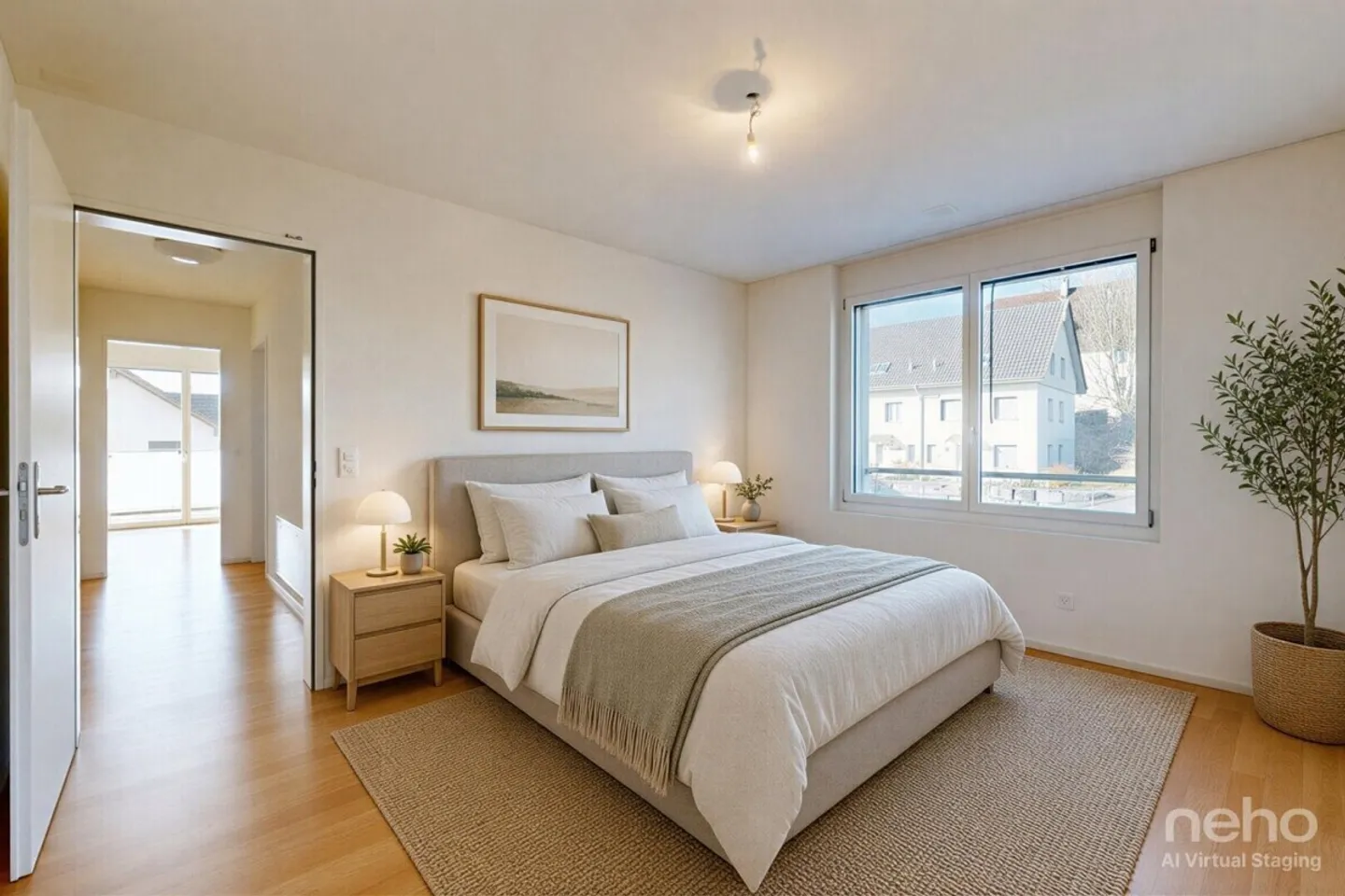 Appartement moderne 3.5 pièces avec grand balcon et option pour 2 places de parking - Photo 4 sur 12