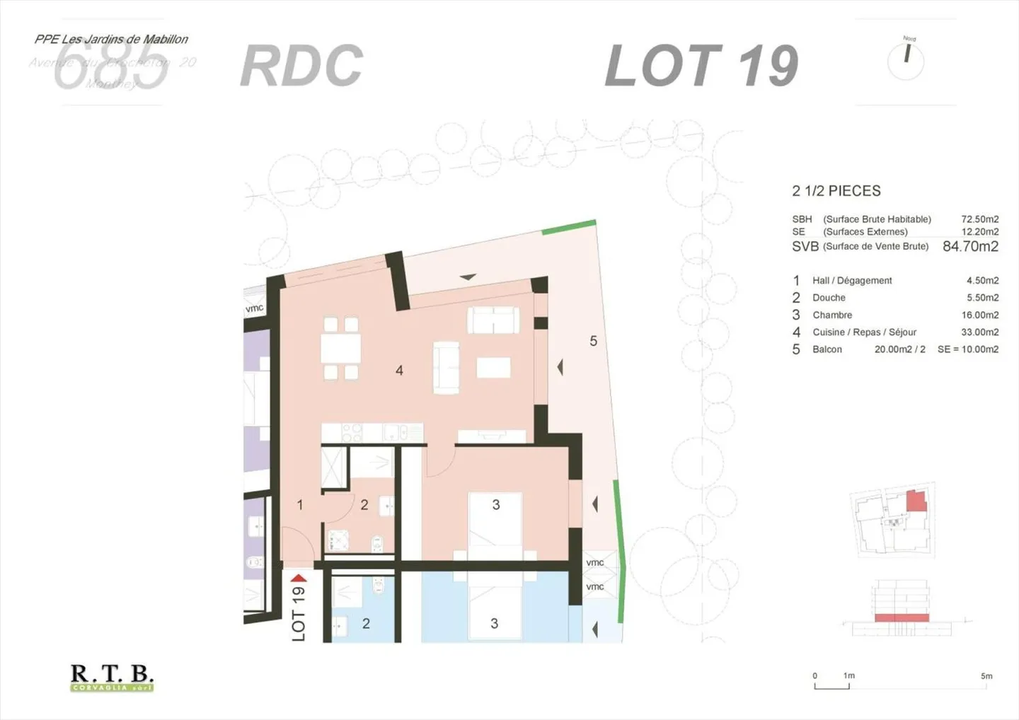 2.5-room apartment in Monthey - Photo 10 of 13