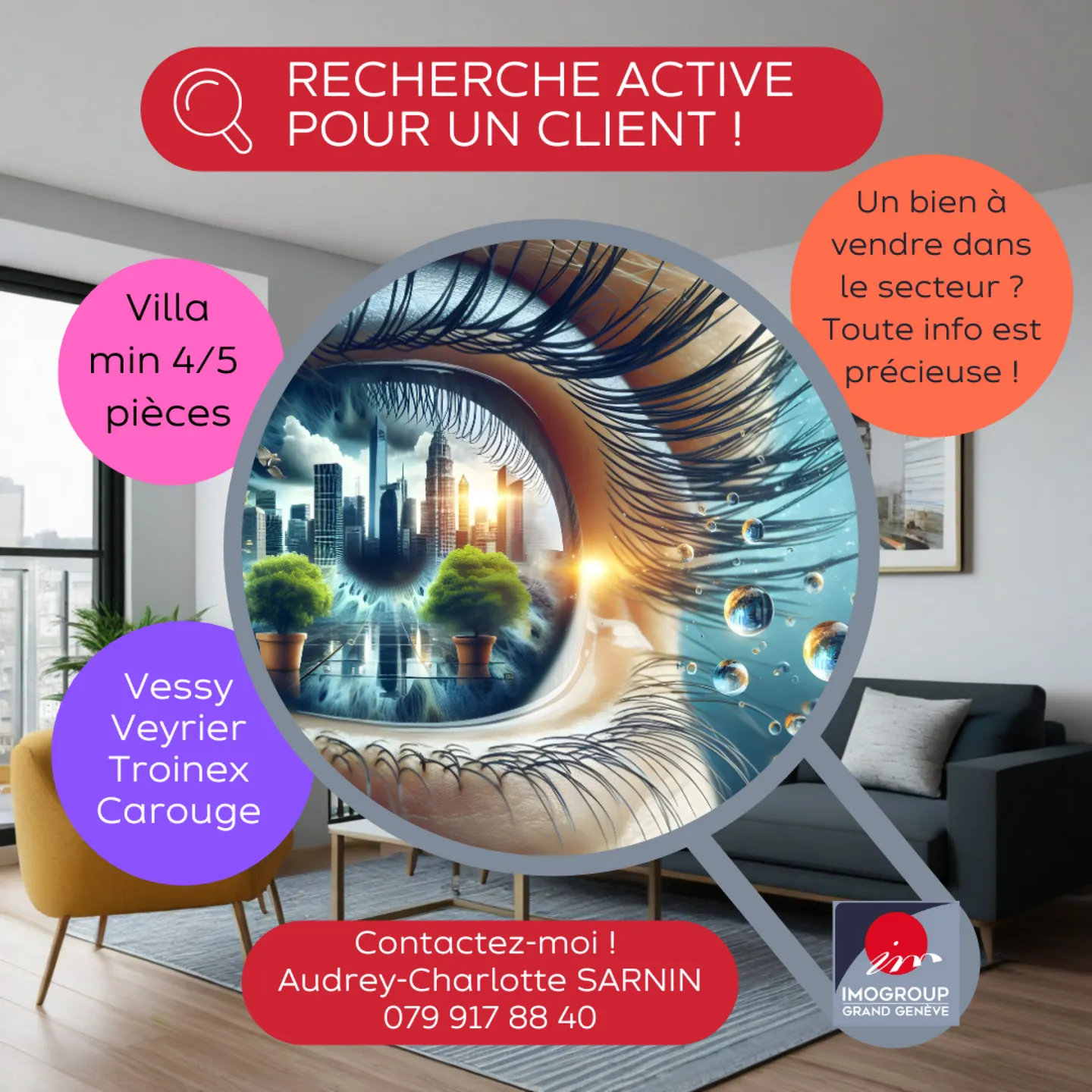 RICERCA CLIENTE - Villa - Settore Vessy, Veyrier, Carouge o Troinex - Foto 1 di 2