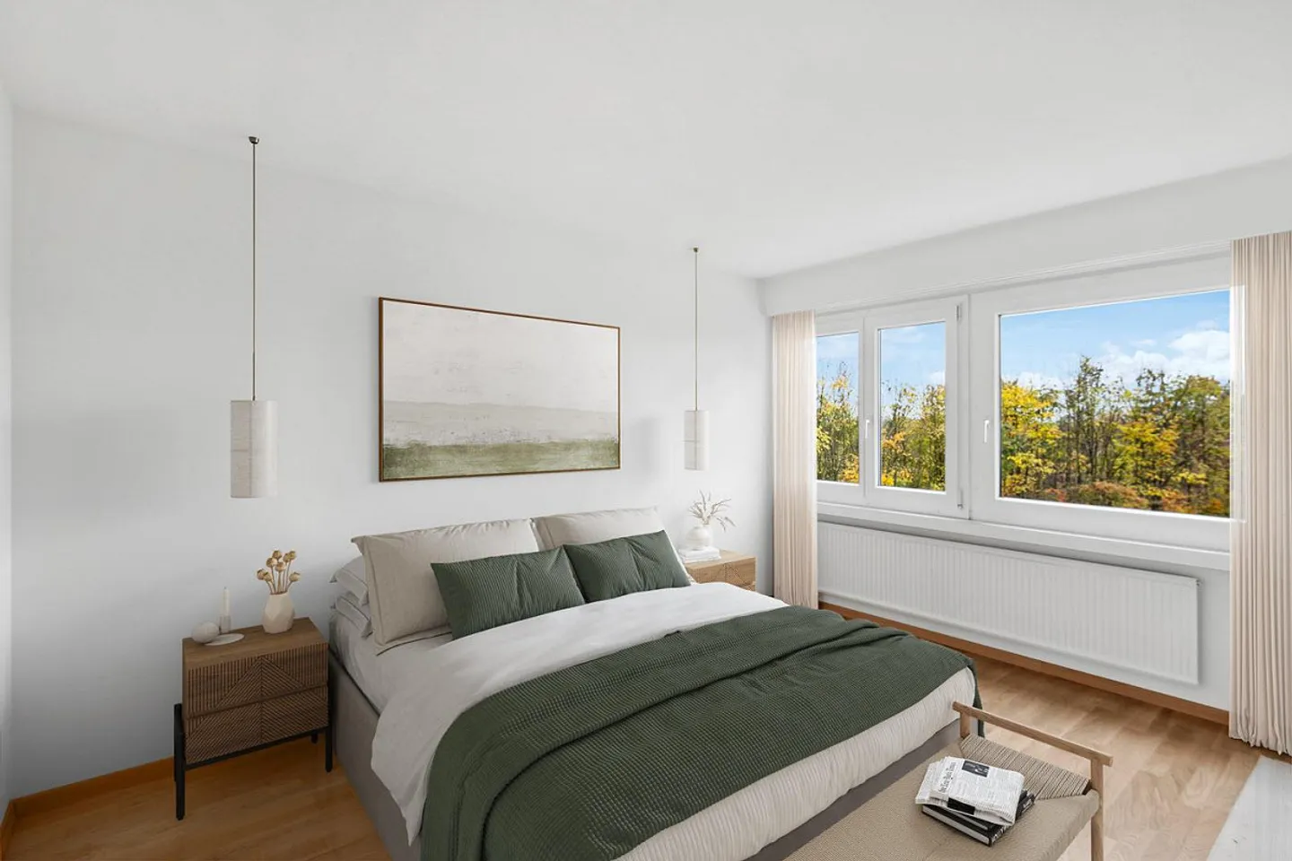 Bel appartement lumineux à louer dans un endroit calme - Photo 2 sur 10