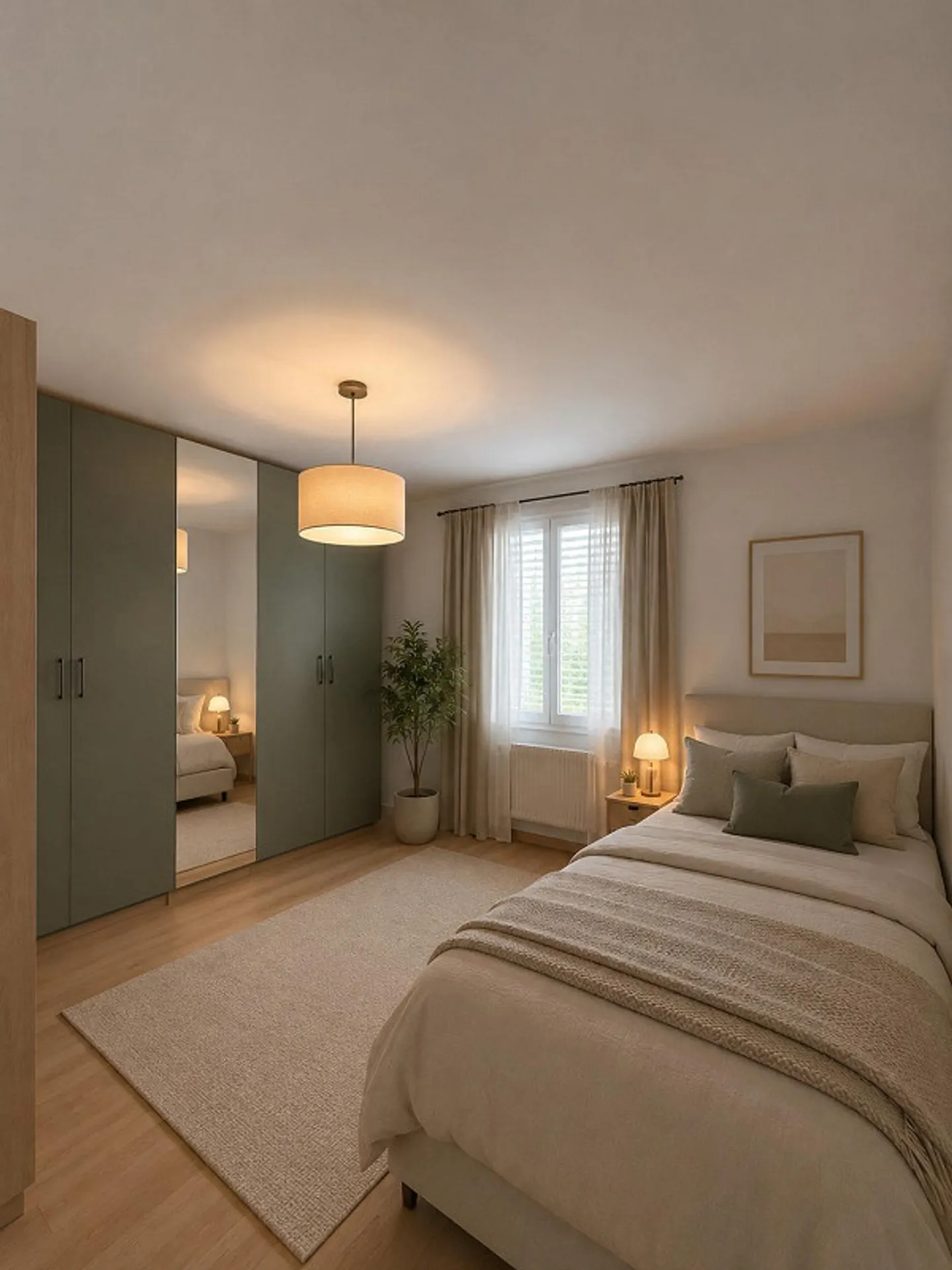 Appartamento accogliente con 3 stanze e balcone in un quartiere tranquillo - Foto 4 di 5