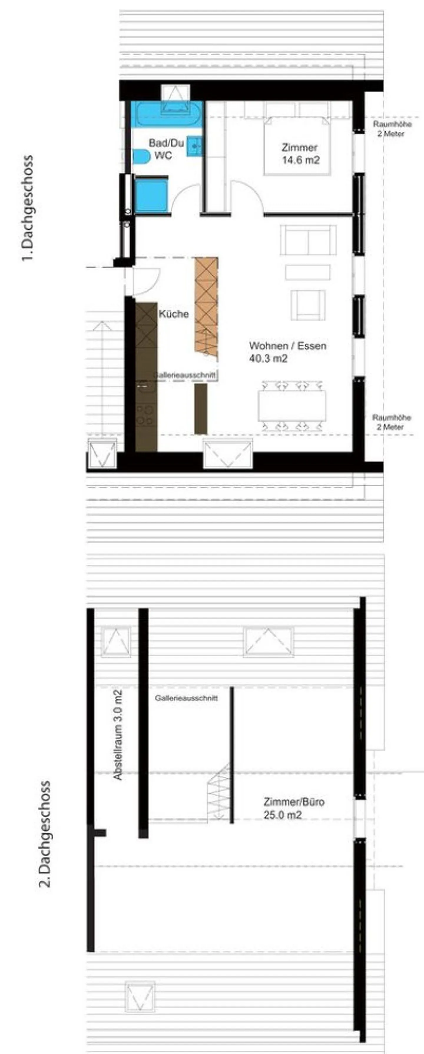 Penthouse de style loft - Photo 6 sur 6