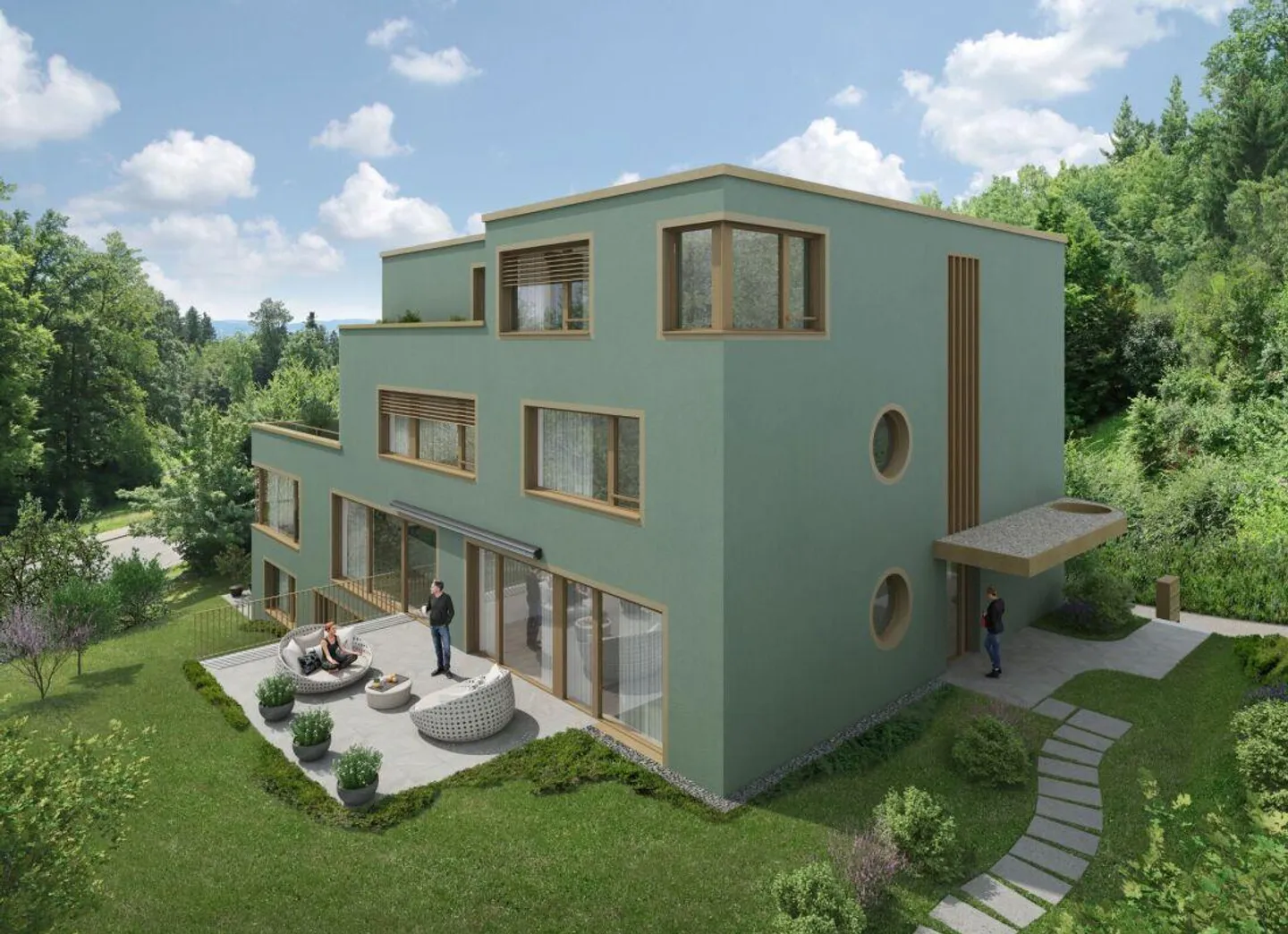 Appartamento giardino 4.5 stanze soleggiato con un fascino particolare - Foto 5 di 6