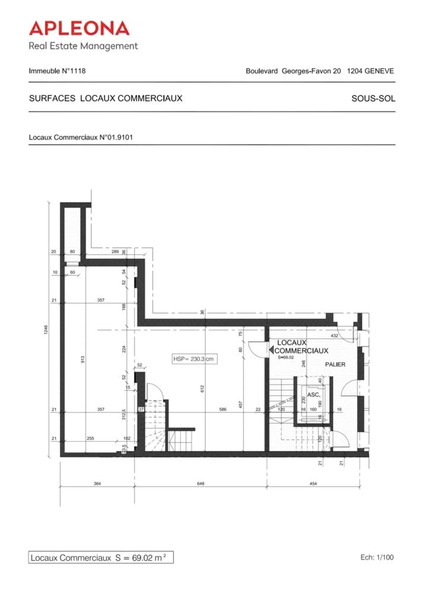 Arcade spacieuse sur deux niveaux près du quartier bancaire - Photo 11 sur 11