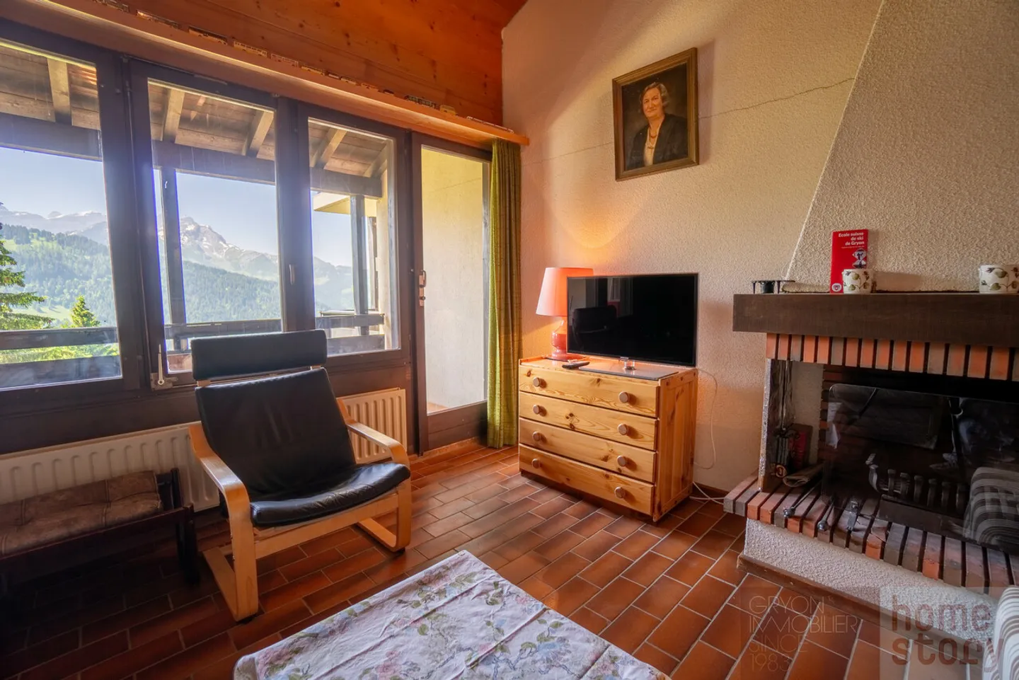 2 rooms with mezzanine, panoramic view and direct access to the slopes - Photo 1 of 11