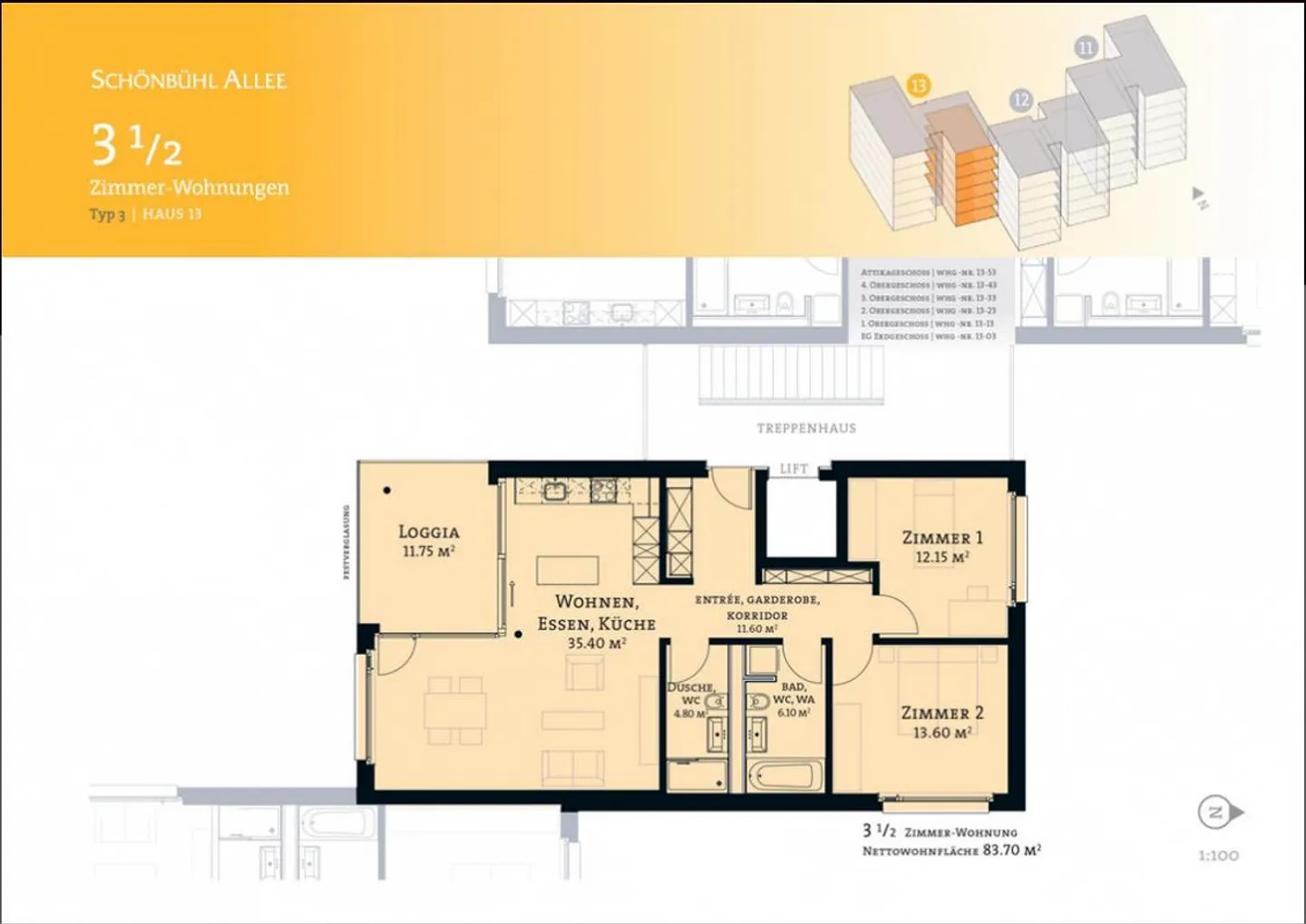 Luxuswohnung in Schönbühl - Foto 11 von 11
