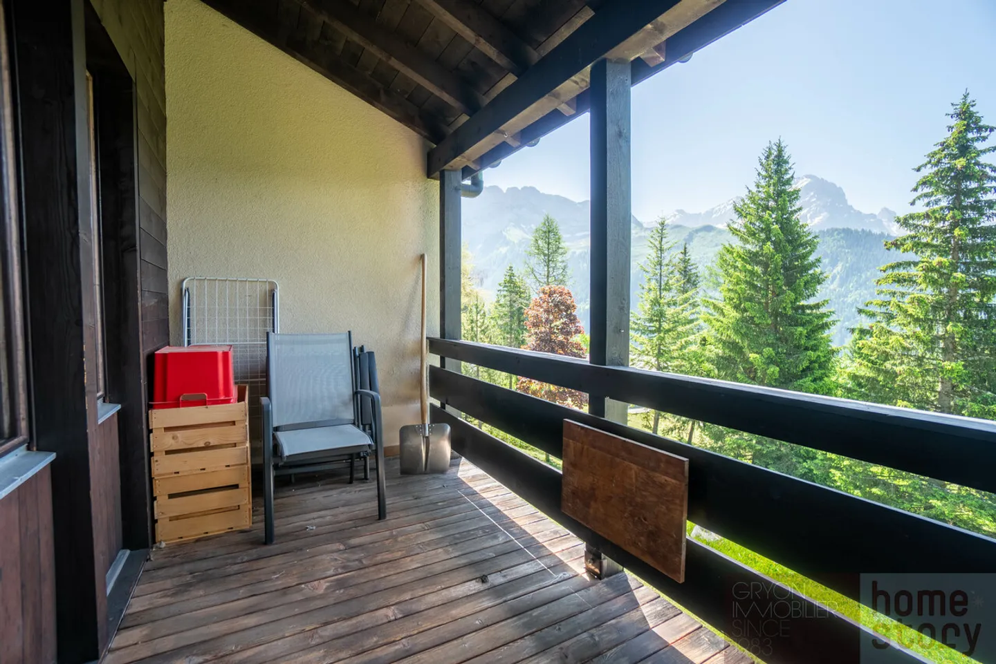 2 rooms with mezzanine, panoramic view and direct access to the slopes - Photo 10 of 11