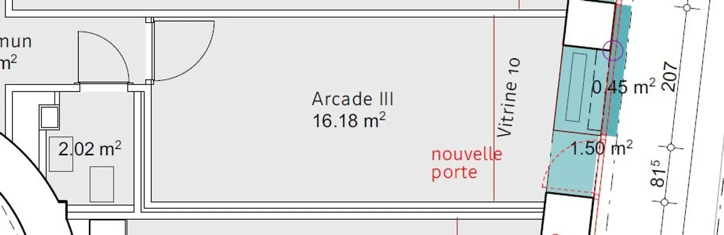 «Arcade moderne de 18 m2 à louer» - Photo 5 sur 5