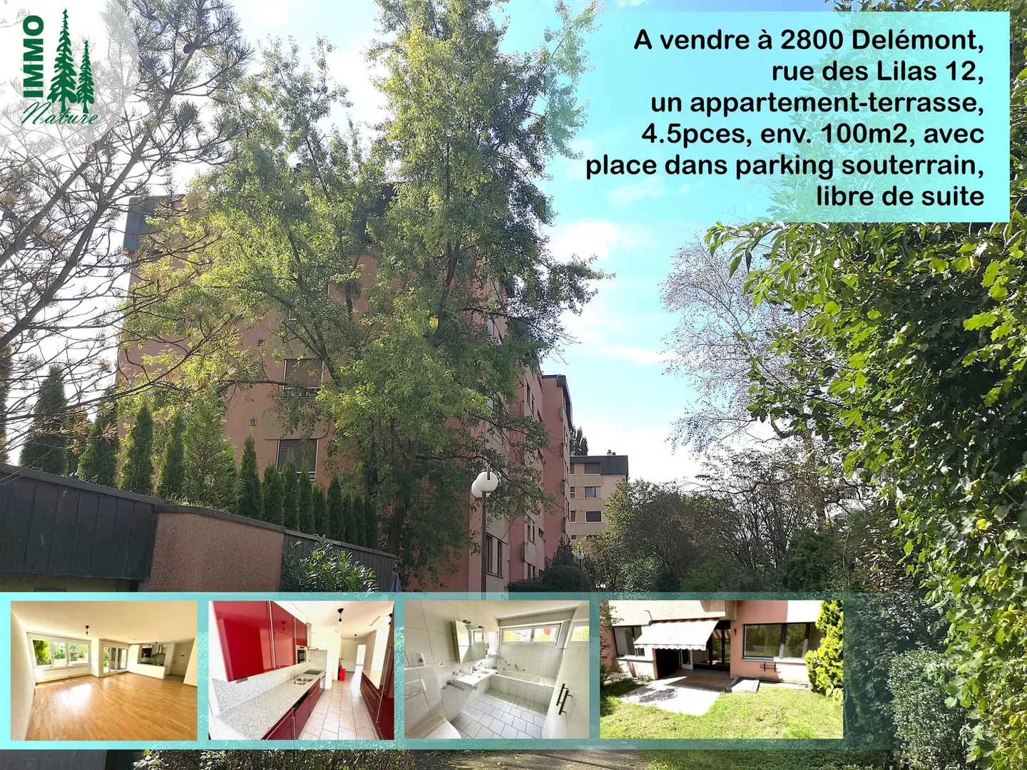 Prix baissé : appartement-terrasse avec cuisine ouverte sur le salon, quartier calme - Photo 1 sur 34