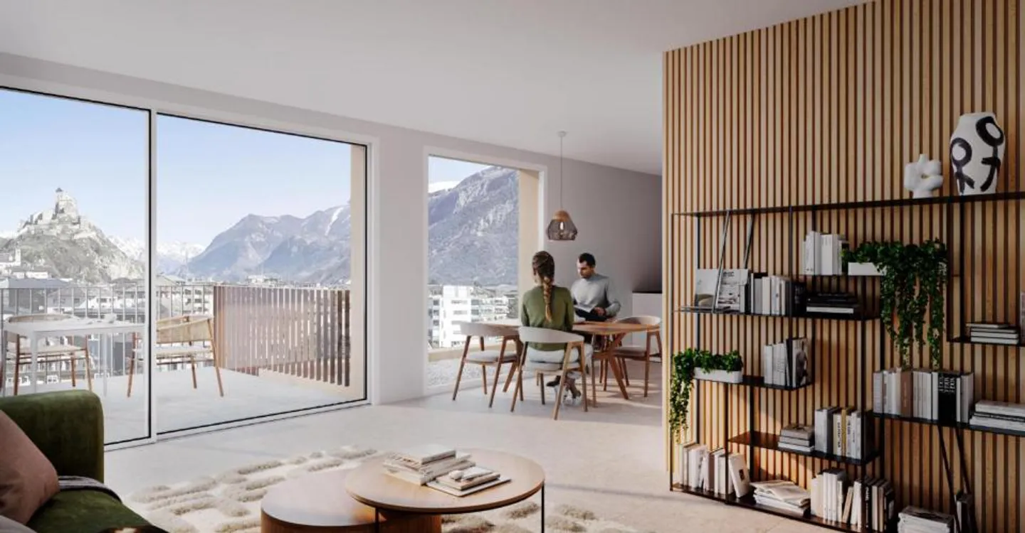 Aussergewöhnliche Wohnung mit Garten - Foto 4 von 6