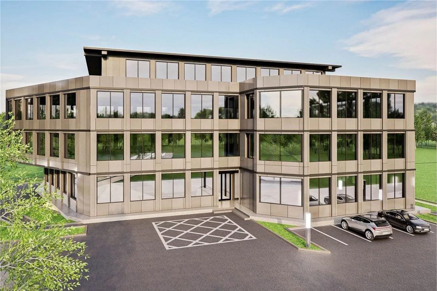 Modern, representative, well-located: Office/commercial new building in Fällanden - Photo 1 of 5