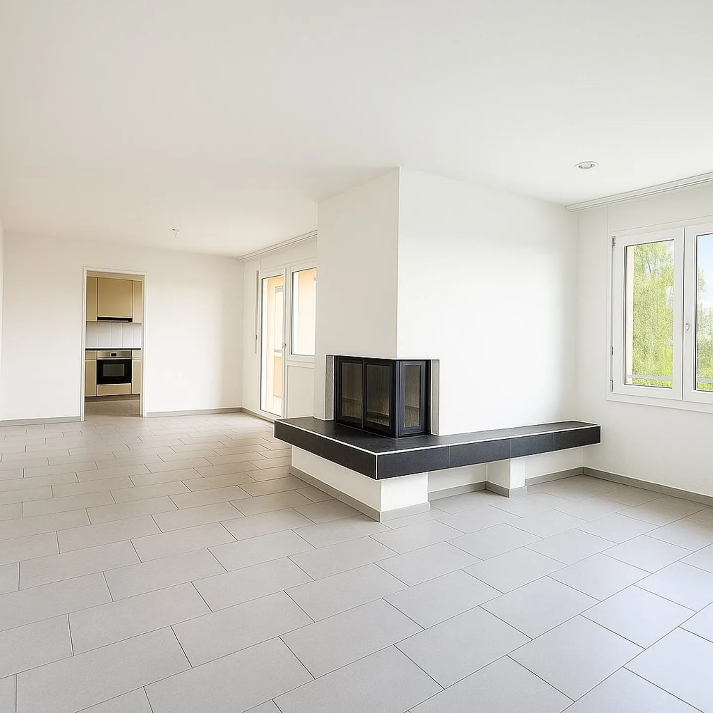 Spacious 5.5-room apartment with fireplace - Photo 2 of 11